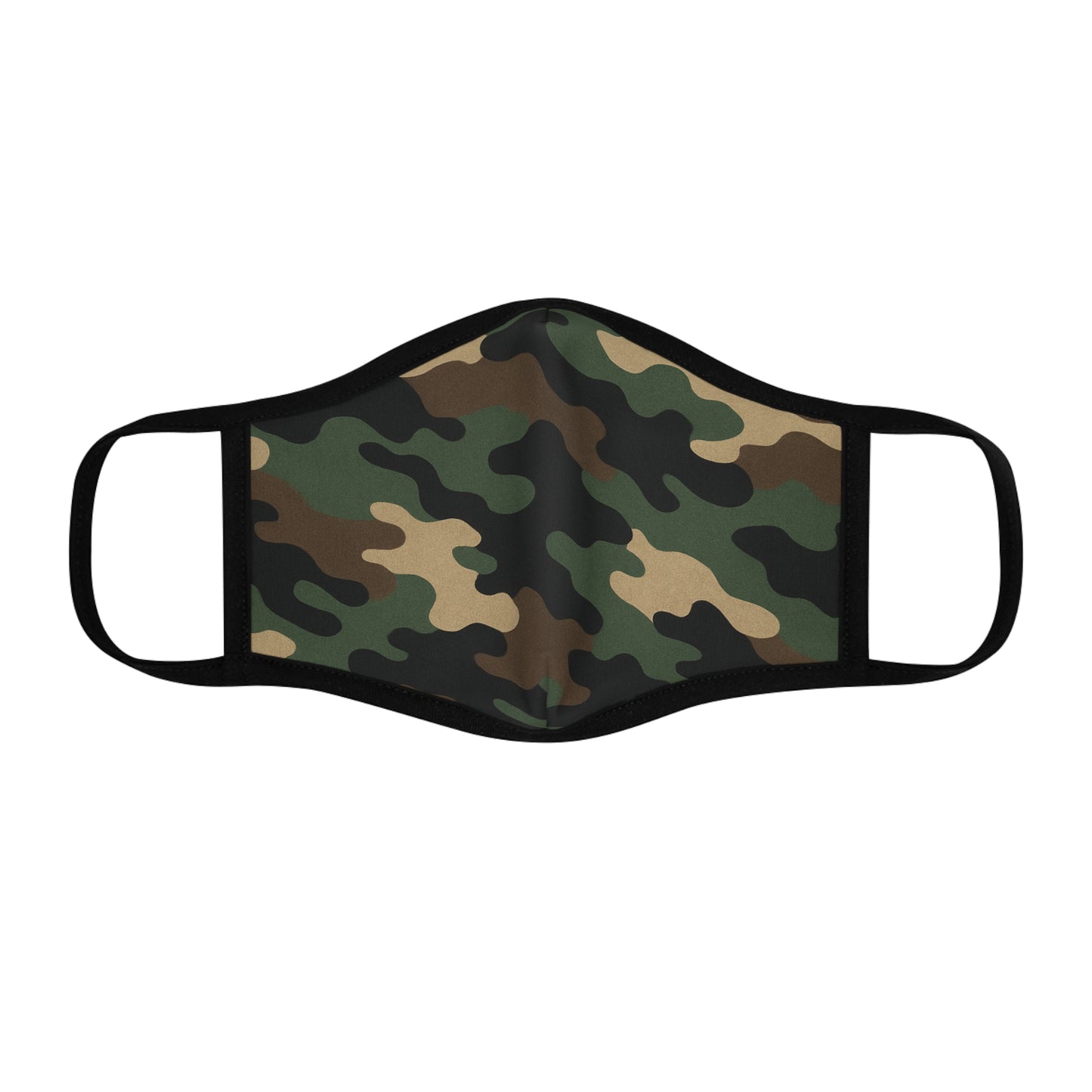Camouflage Fitted Face Mask | Stylish Reusable Mask for Outdoor Activities, Fashionable Protection for Everyday Use, Gifts for Him - product image