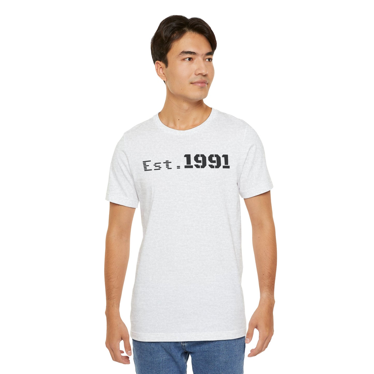 Established 1991 Unisex Jersey Tee | Vintage Anniversary Gift | Casual Wear, Birthday Shirt, Retro Style, Statement Tee, Gift for Him/Her