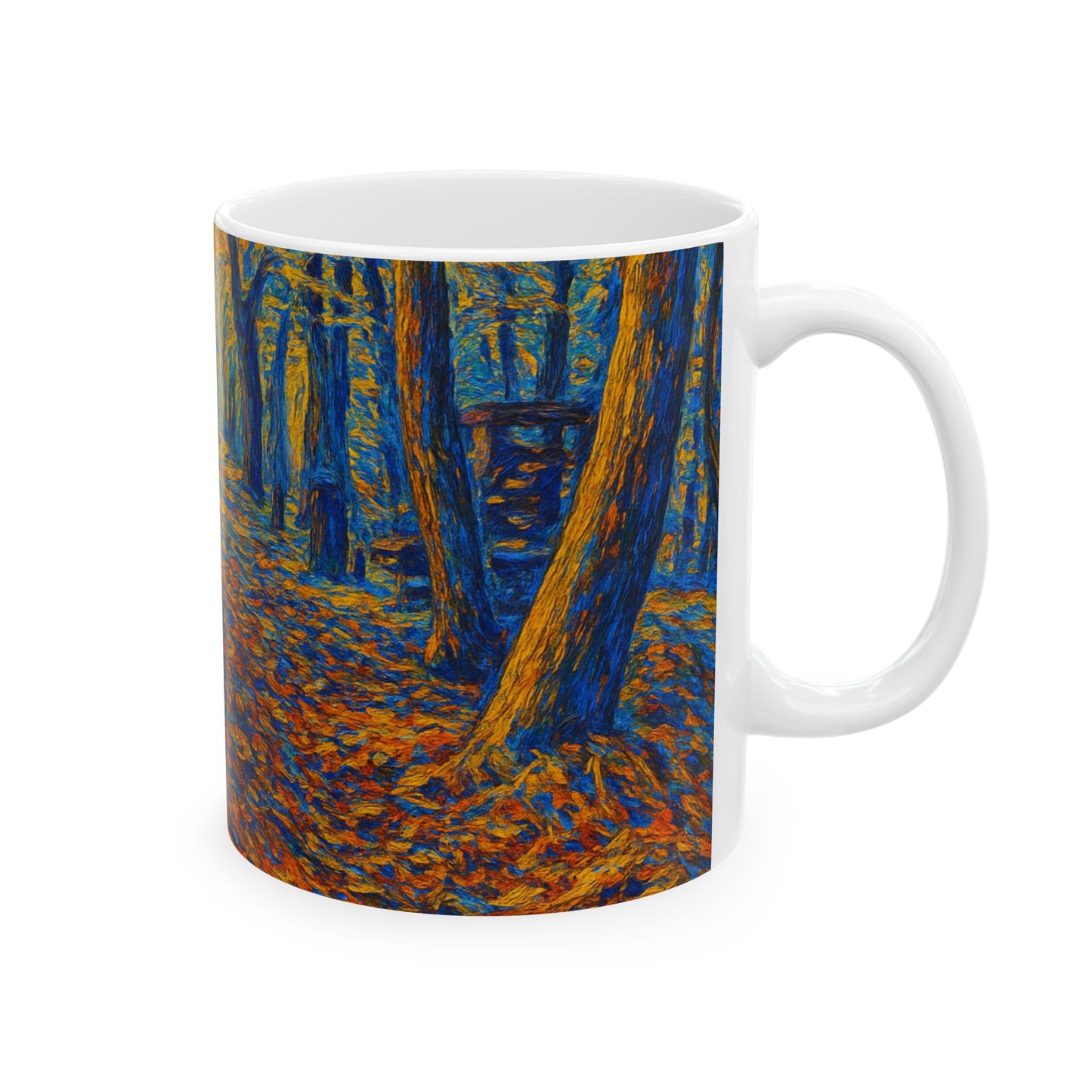 Colorful Abstract Pathway Ceramic Mug
