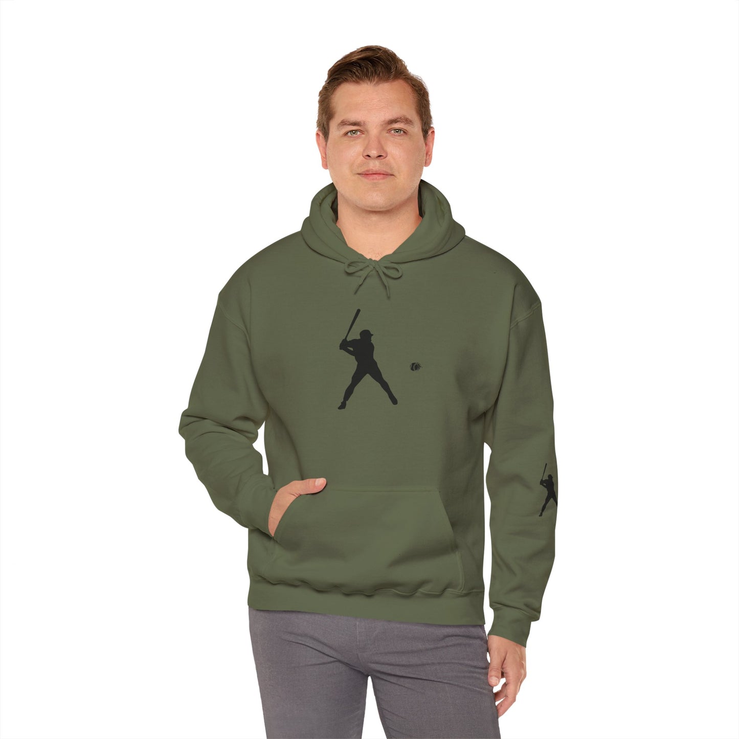 Baseball Themed Unisex Hoodie, Streetwear, Sports Fan Sweatshirt, Gift for Athletes, Casual Wear, Fall Fashion