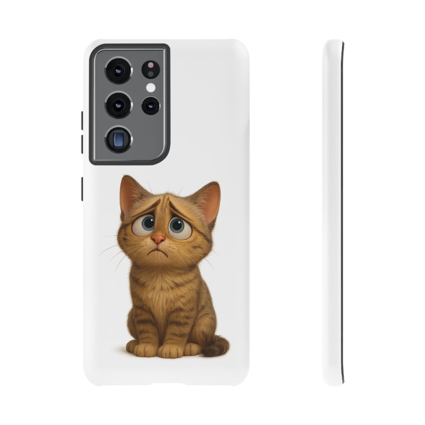 Cute Cat Phone Case, Funny Kitty Case, Animal Lover Gift, Cat Lover Accessory, Unique Cat Design Case, Pet Mom Gift
