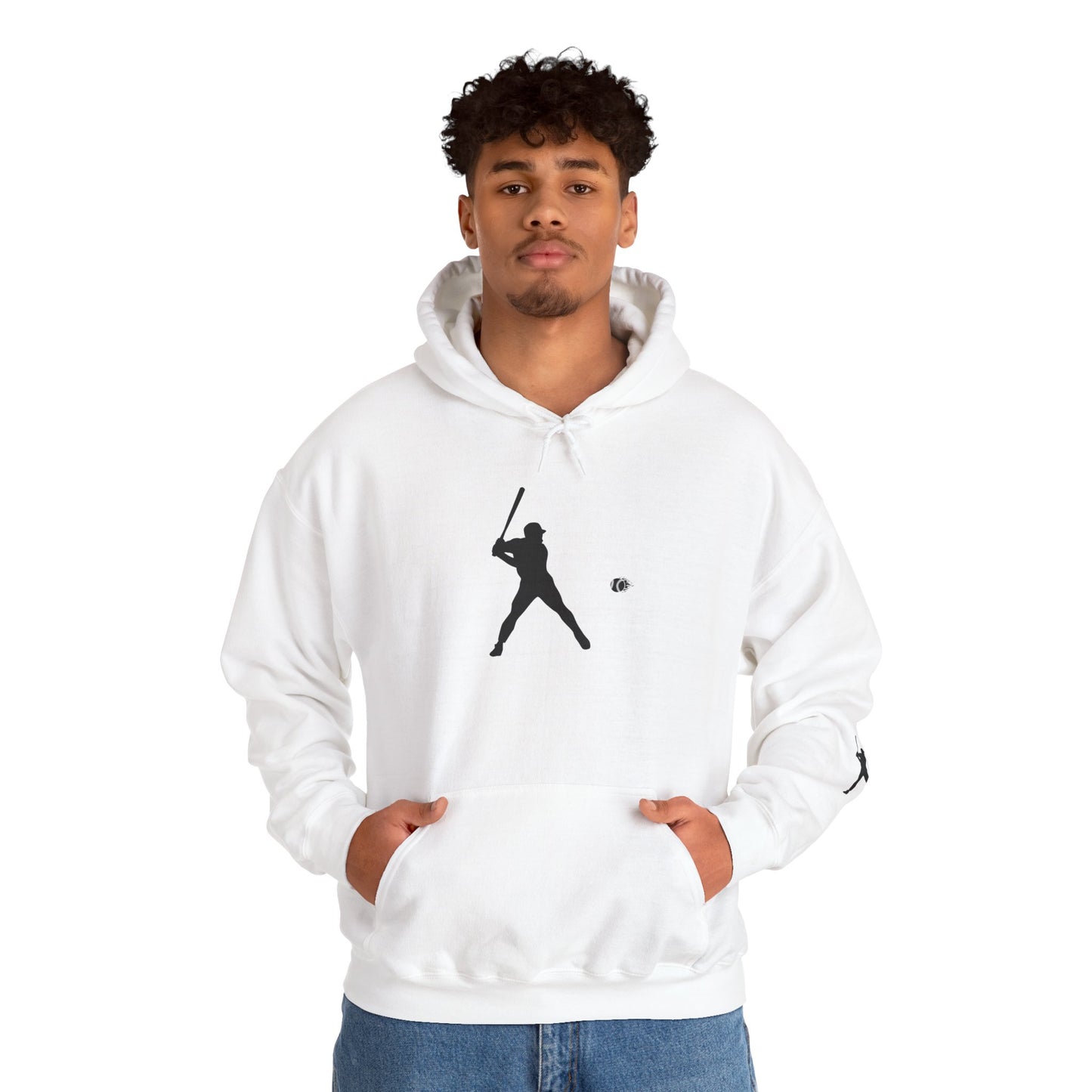 Baseball Themed Unisex Hoodie, Streetwear, Sports Fan Sweatshirt, Gift for Athletes, Casual Wear, Fall Fashion