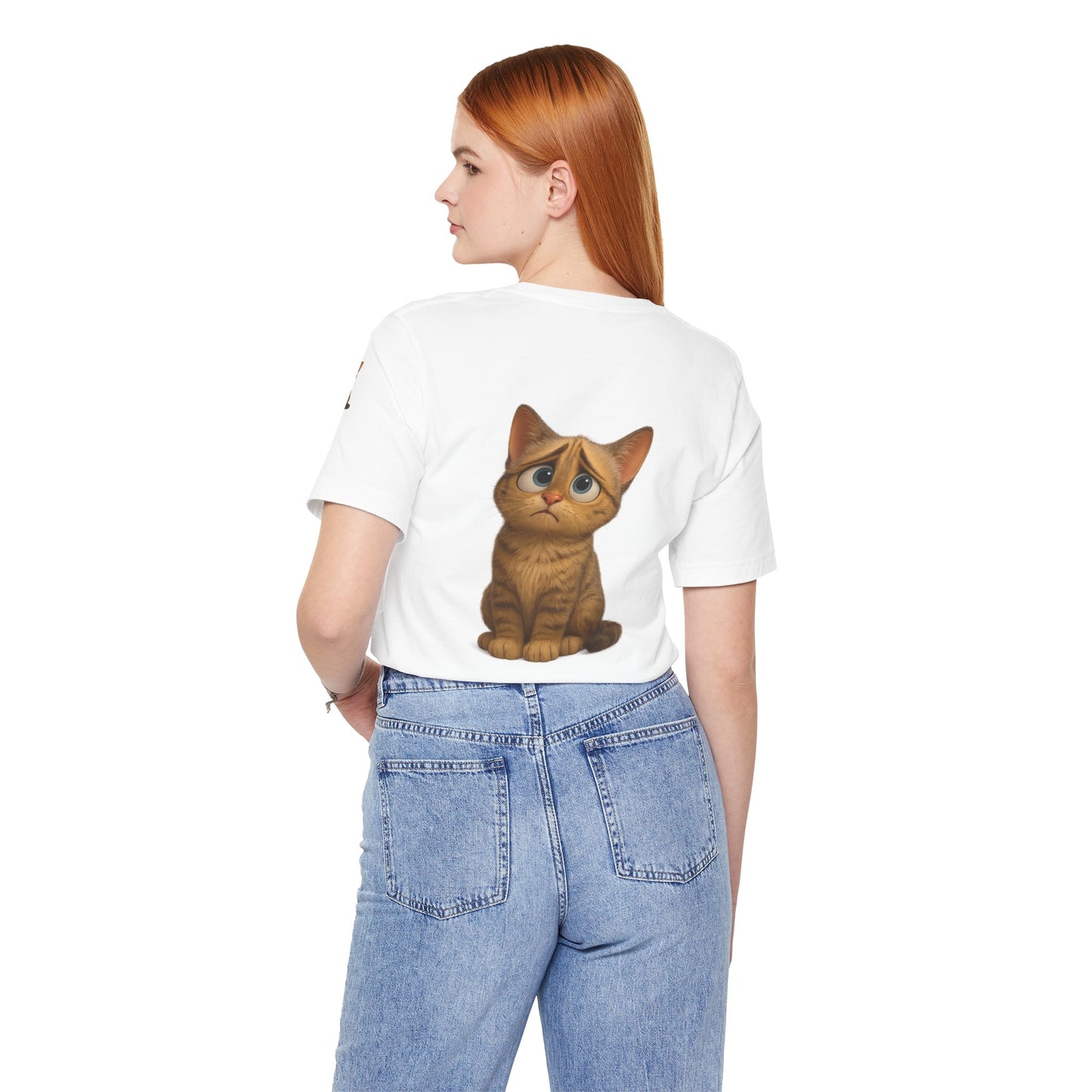 Adorable Cat Graphic Tee, Cute Pet Lover Shirt, Animal Lover Gift, Funny Cat Apparel, Birthday, Christmas, Everyday Use