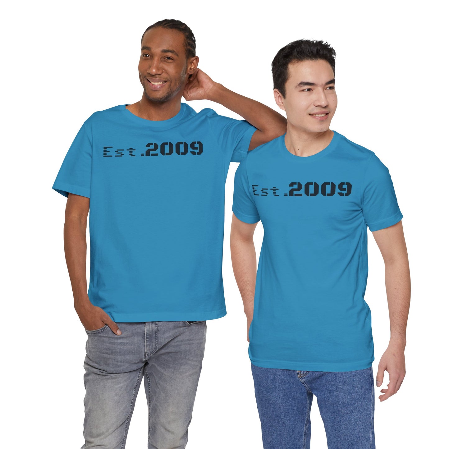Established 2009 Unisex Tee - Casual Wear, Birthday Gift, Graduation Outfit, Anniversary Shirt, Personalized Fashion