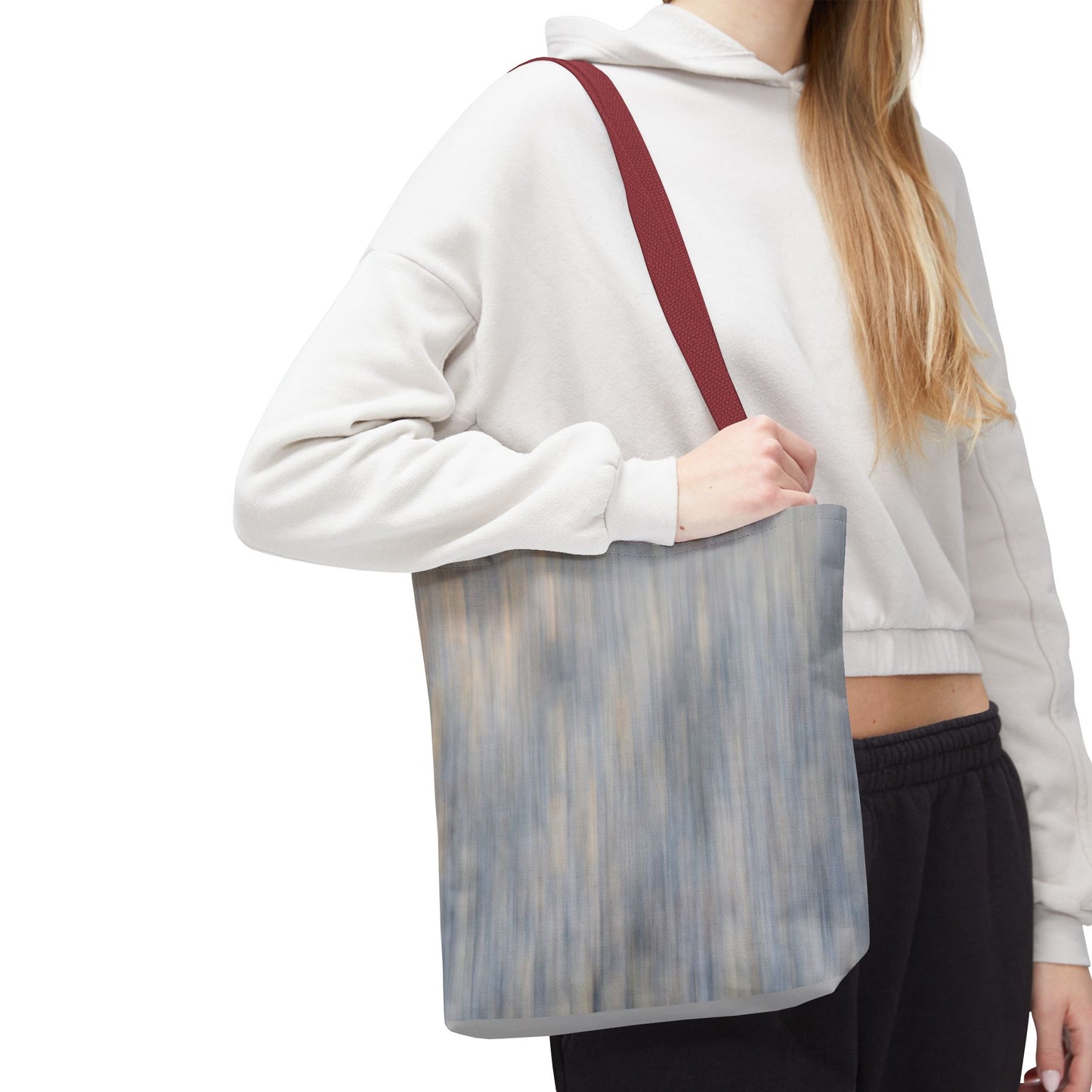 Abstract Textured Tote Bag - Stylish and Versatile for Everyday Use