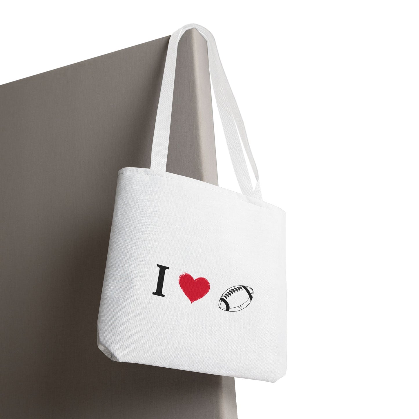 Football Lover's Tote Bag - Perfect for Game Day, Sports Events, Gifts for Fans, Eco-Friendly Carryall, Personal Use, Travel Bag