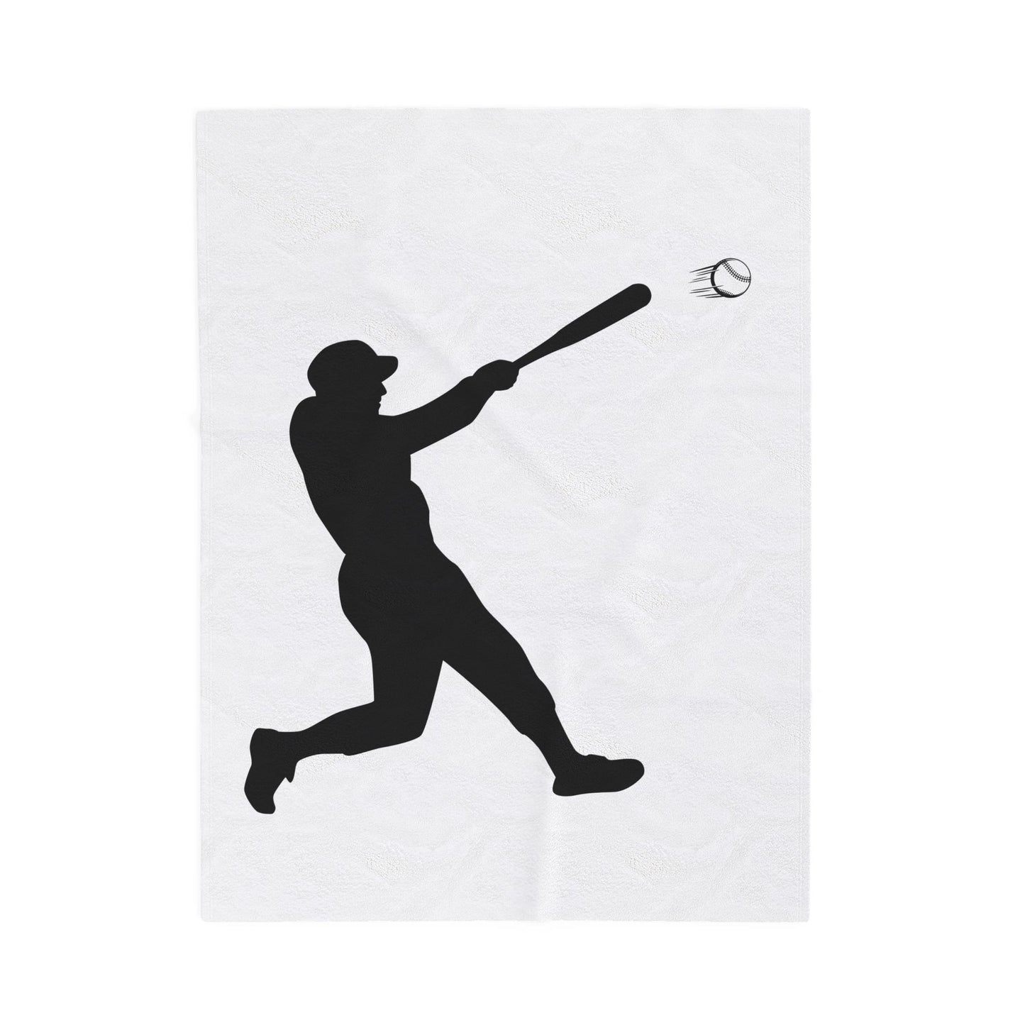 Baseball Velveteen Plush Blanket, Cozy Sports Throw, Soft Blanket for Fans, Great Gift for Baseball Lovers, Home Decor