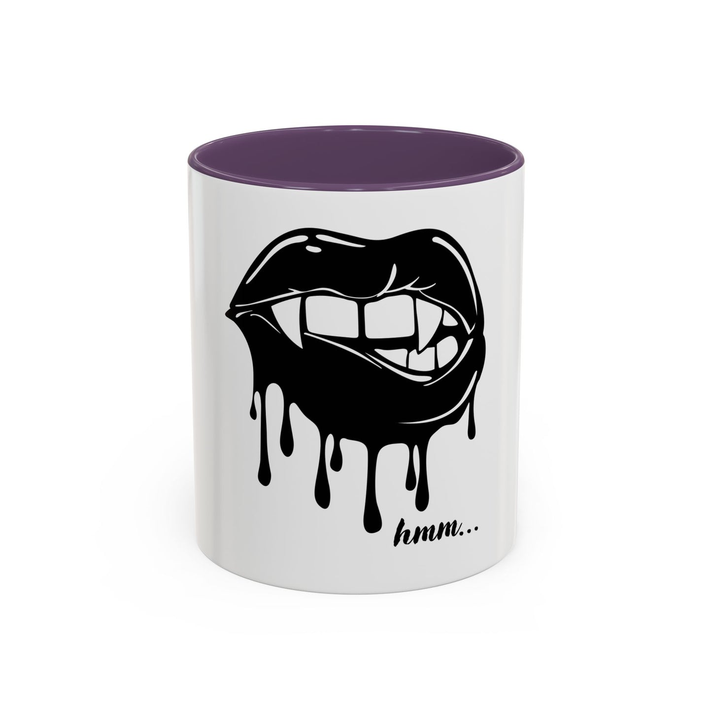 Vampire Lip Accent Coffee Mug - 11oz & 15oz - Unique Halloween Gift