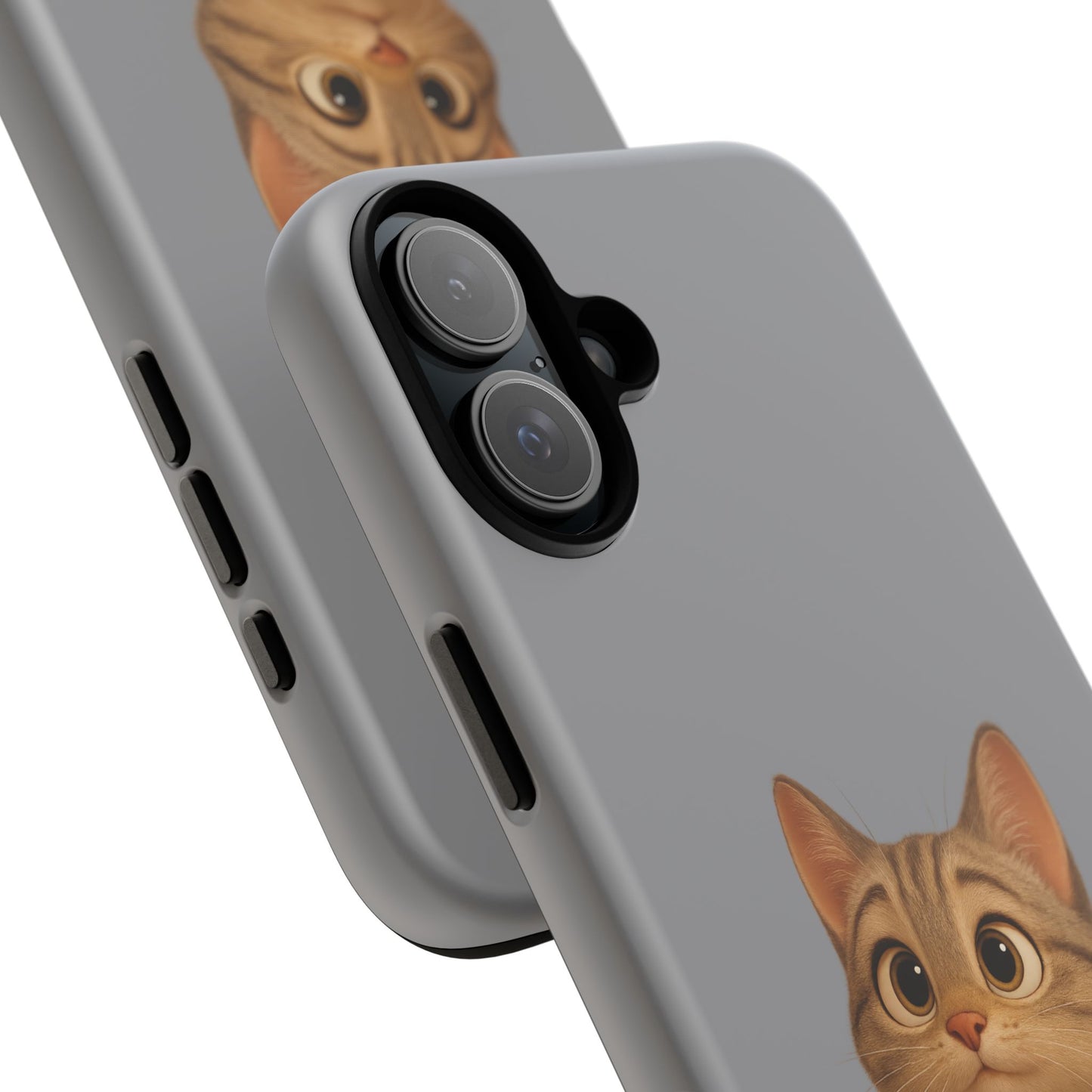 Cute Cat Phone Case, Kawaii Pet Accessory, Gift for Cat Lovers, Animal Phone Cover for Kids, Unique Kitty Design, Birthdays, Holidays