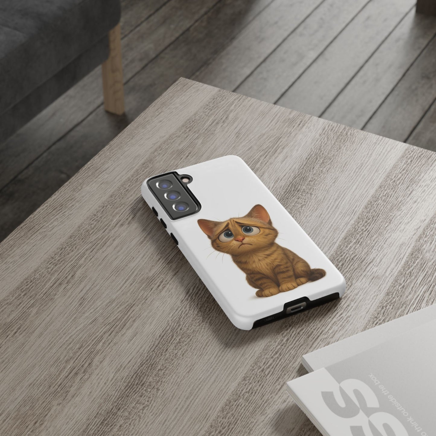 Cute Cat Phone Case, Funny Kitty Case, Animal Lover Gift, Cat Lover Accessory, Unique Cat Design Case, Pet Mom Gift