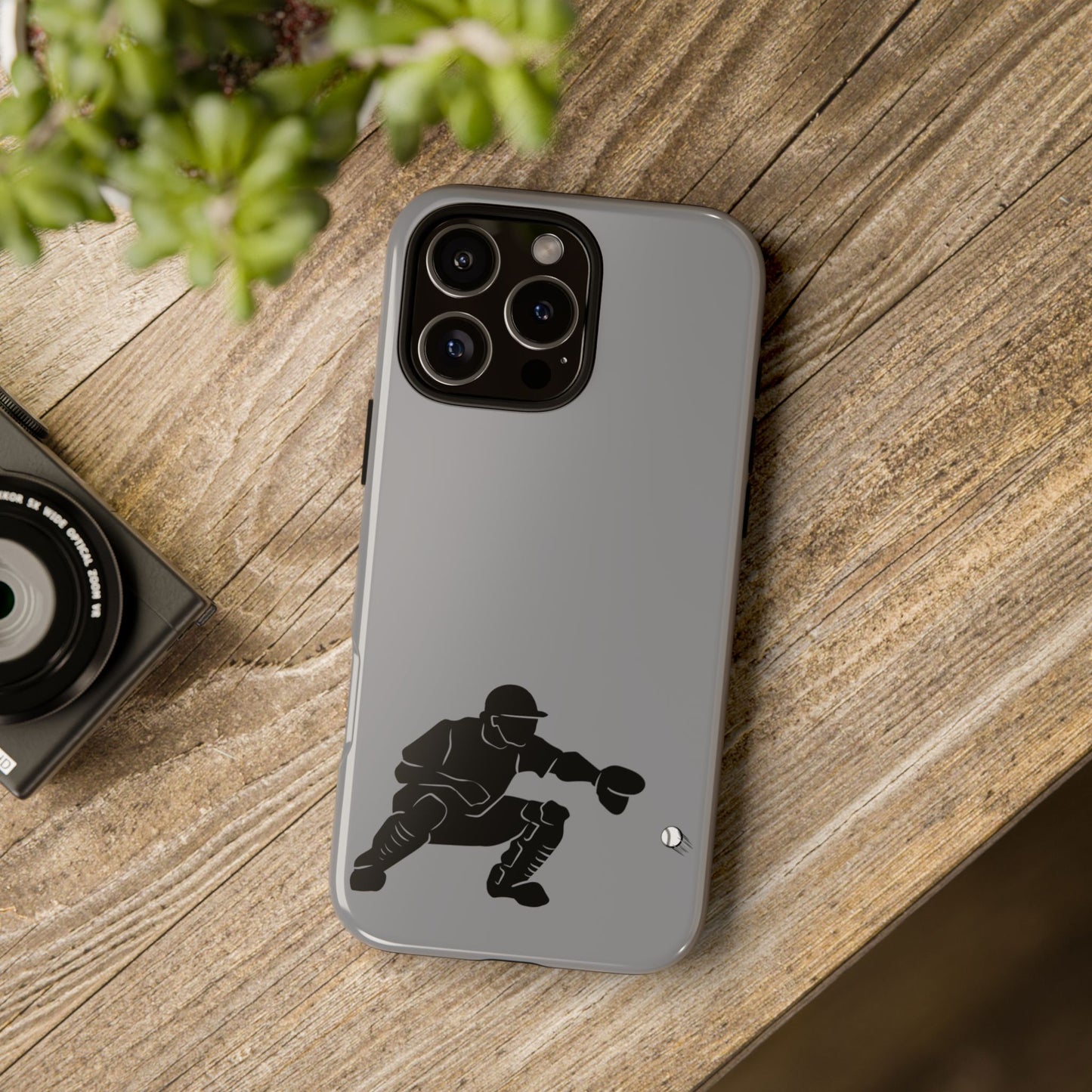 Baseball Catcher Phone Case - Tough Cases, Sports Phone Cover, Great for Athletes, Perfect Gift for Baseball Lovers, Unique Cell Phone Design