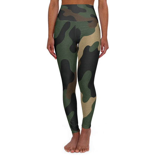 Camo High Waisted Yoga Leggings, Fashionable Activewear, Workout Gear, Fitness Leggings, Everyday Comfort Leggings