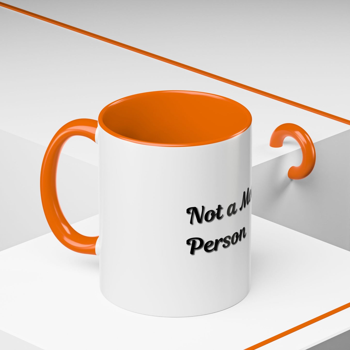 Not a Morning Person Coffee Mug - Funny Accent Mug for Coffee Lovers, 11/15oz