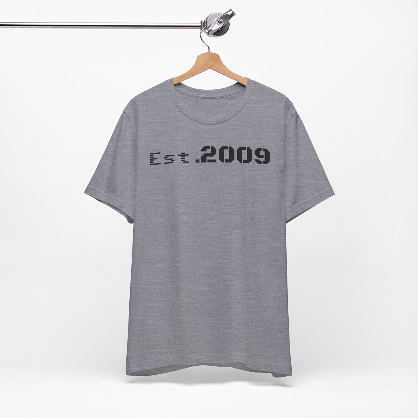 Established 2009 Unisex Tee - Casual Wear, Birthday Gift, Graduation Outfit, Anniversary Shirt, Personalized Fashion