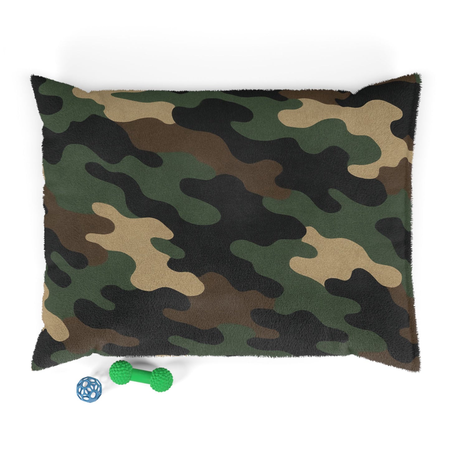 Camouflage Pet Bed for Dogs and Cats, Cozy Military-Inspired Dog Bed, Camo Pet Cushion, Stylish Pet Bedding, Gift for Pet Lovers
