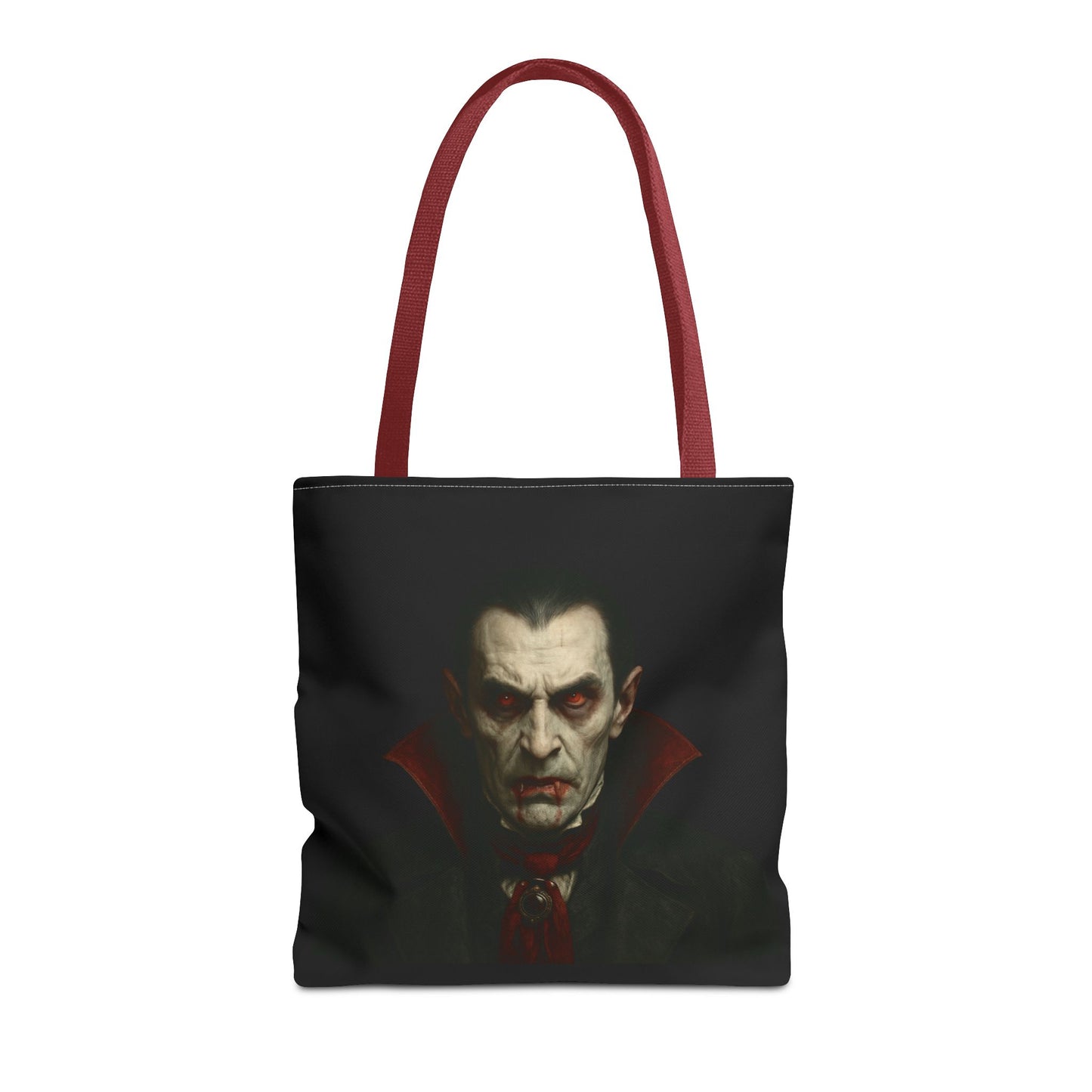 Vampire Haunted Tote Bag, Spooky Shopping Bag, Halloween Accessory, Gothic Style Handbag, Perfect for Halloween Parties, Unisex Tote