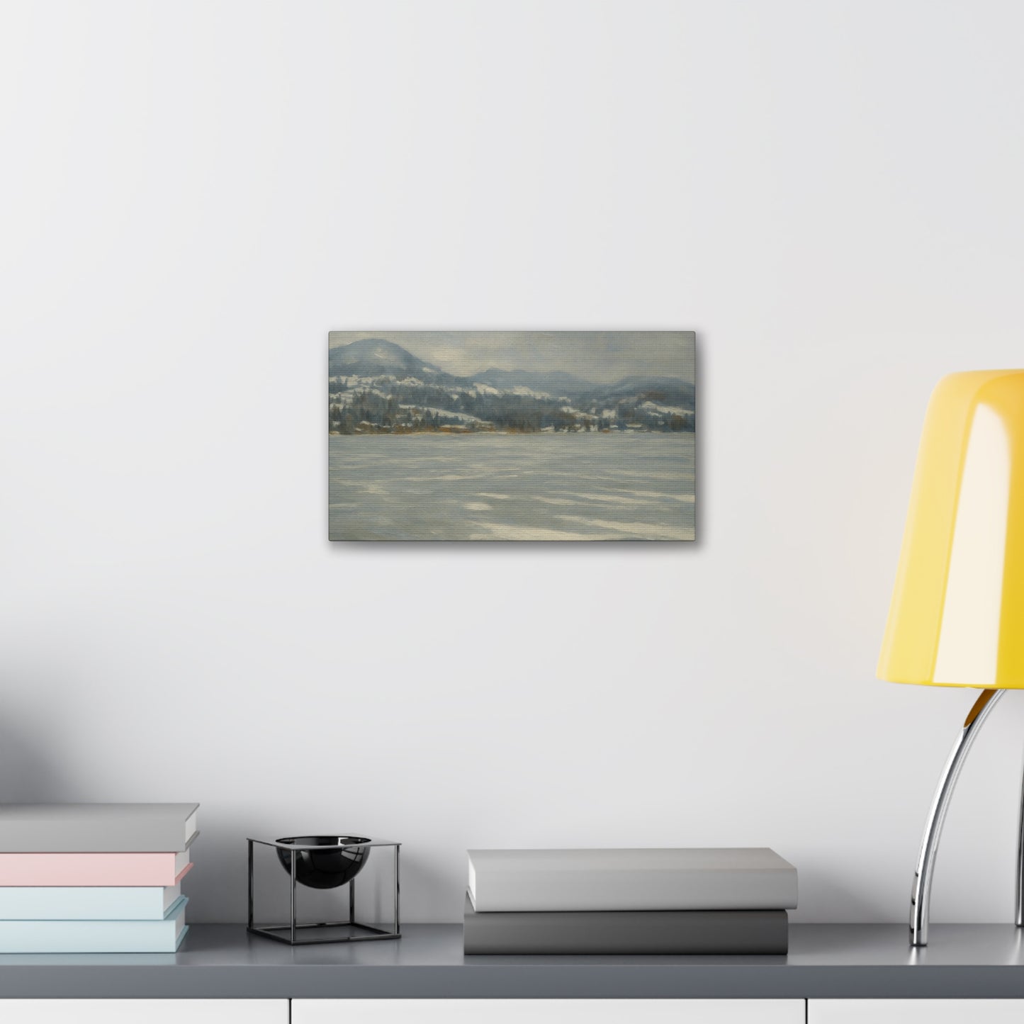 Serene Winter Landscape Canvas