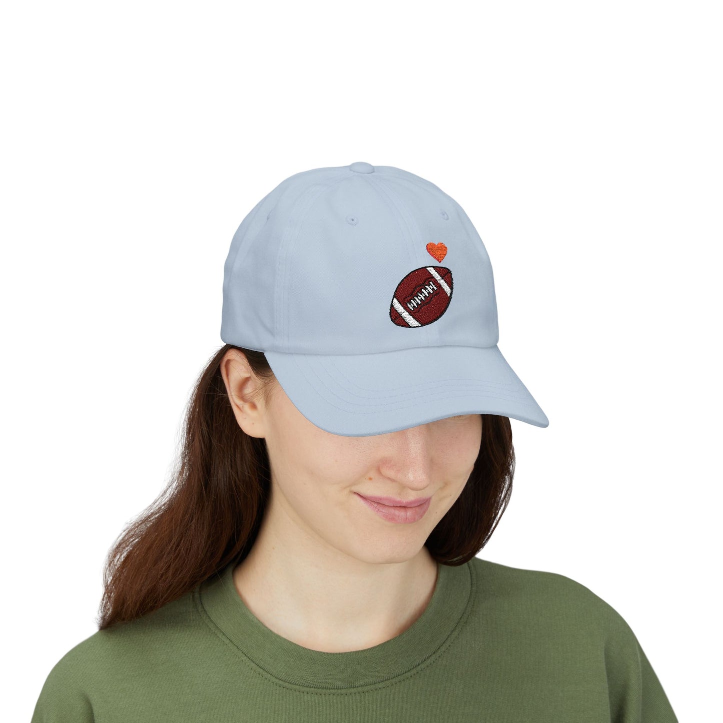 Cute Football Dad Cap, Father's Day Gift, Casual Style Hat, Sports Lover Accessory, Gift for Dad, Outdoor Activities
