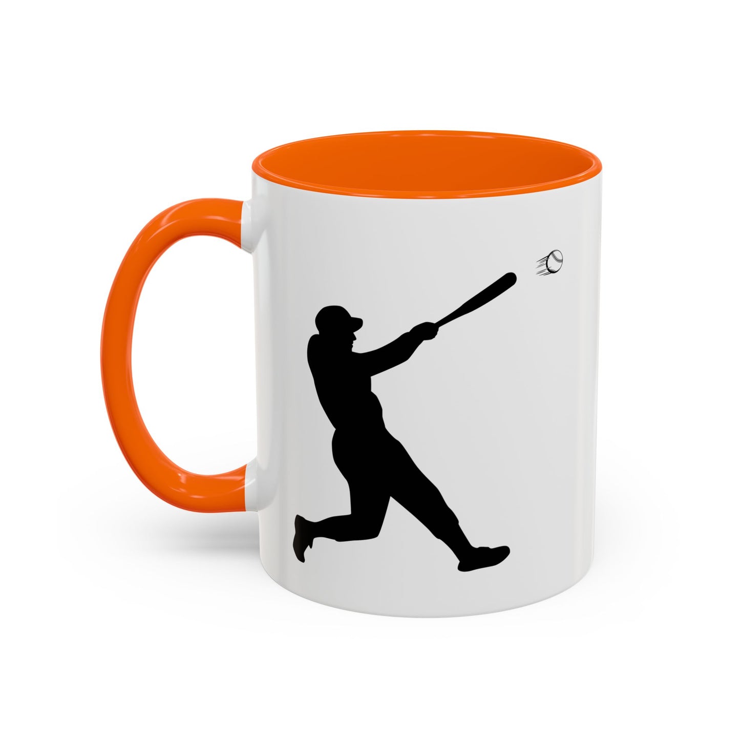 Baseball Player Accent Coffee Mug, Sports Gift, Baseball Lover Mug, Unique Coffee Cup, Personalized Sports Mug