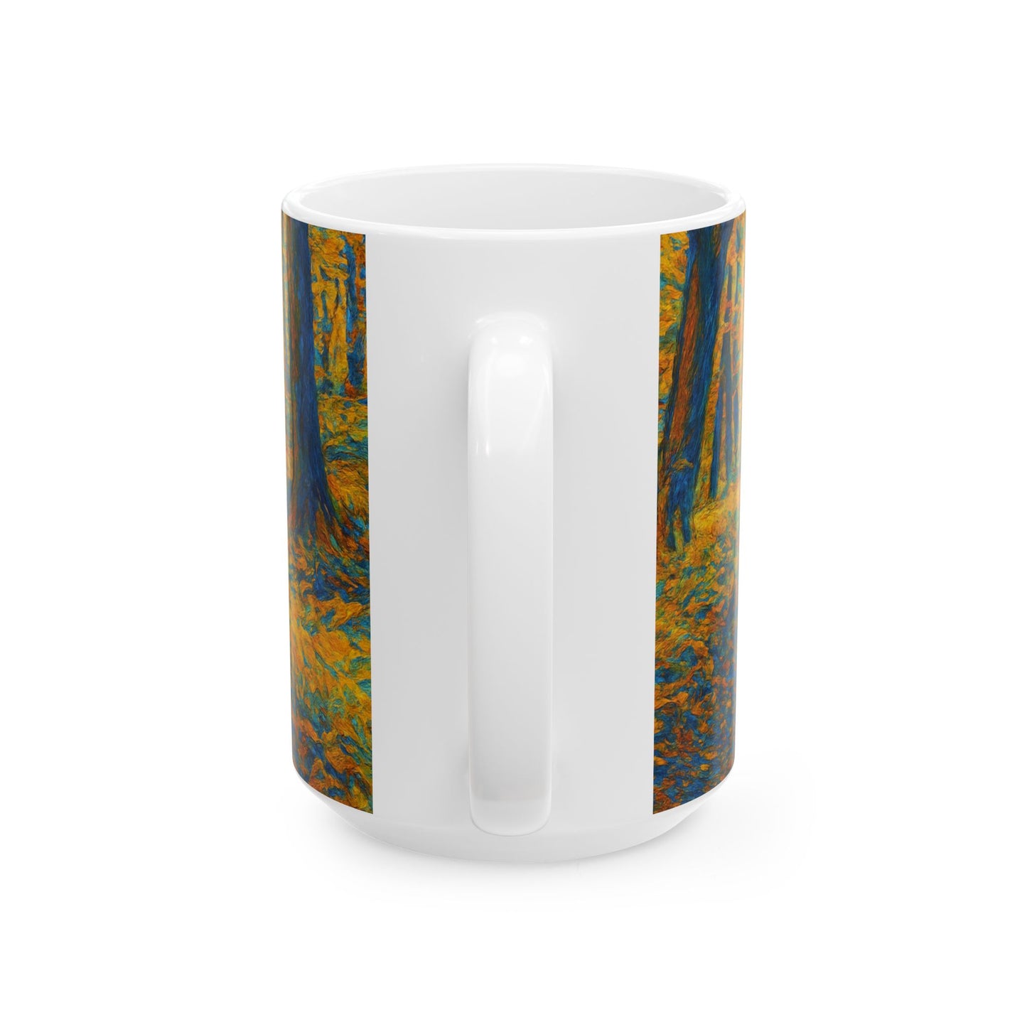 Ceramic Mug - Autumn Forest, Cozy Drinks, Hot Beverages, Nature Lovers Gift, Fall Decor