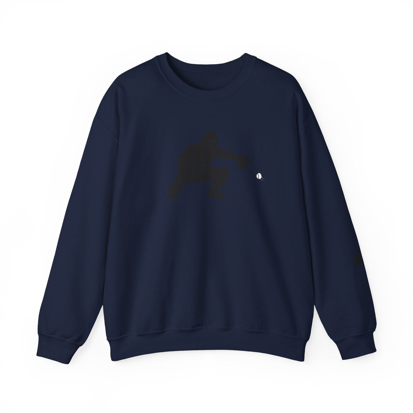 Baseball Catcher Crewneck Sweatshirt | Unisex Sports Apparel | Perfect for Game Days, Gifts, and Casual Wear | Baseball Lover's Gift