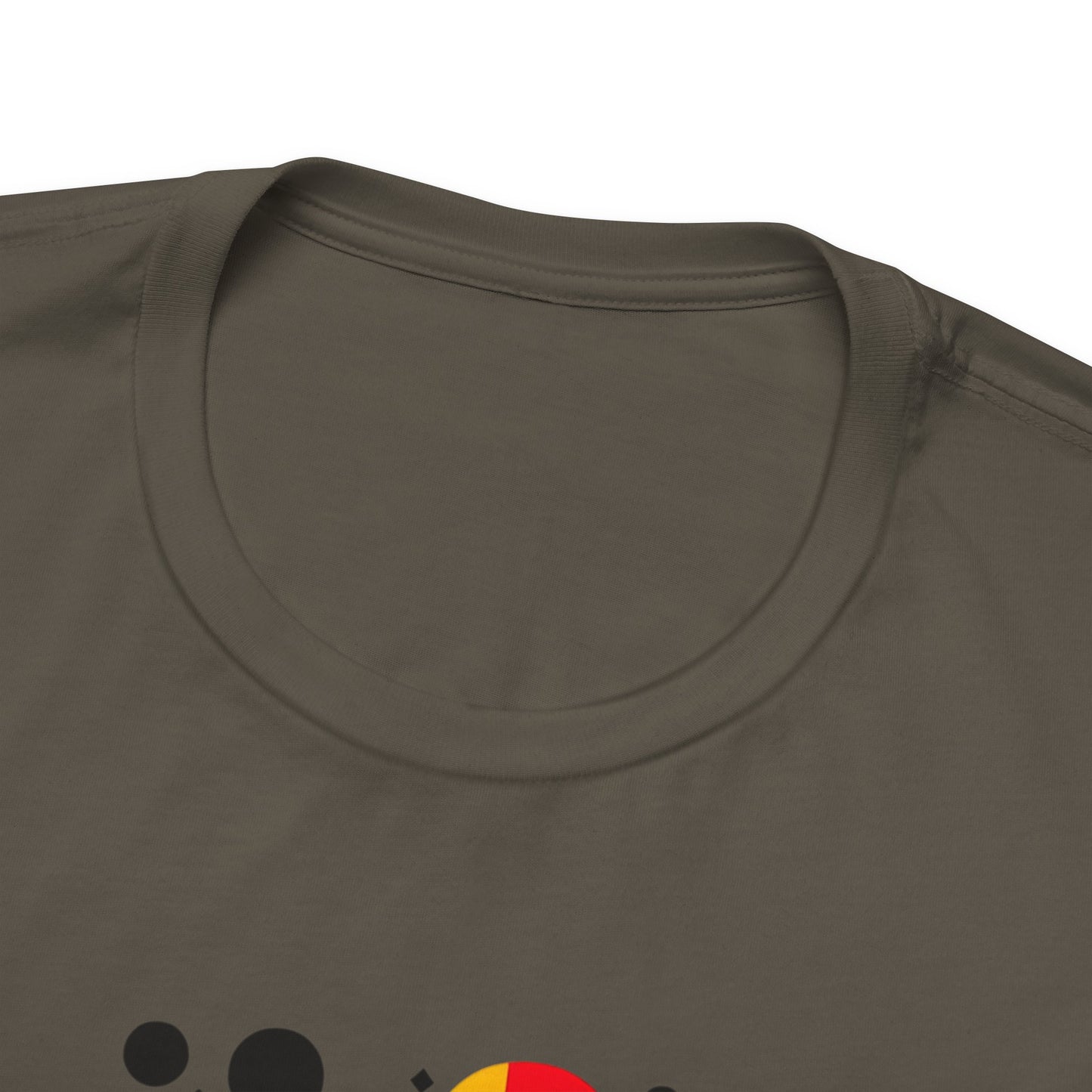 Artistic Heart Unisex Jersey Tee - Vibrant Graphic Tee, Casual Wear, Gift for Art Lovers, Birthday Surprise, Everyday Comfort