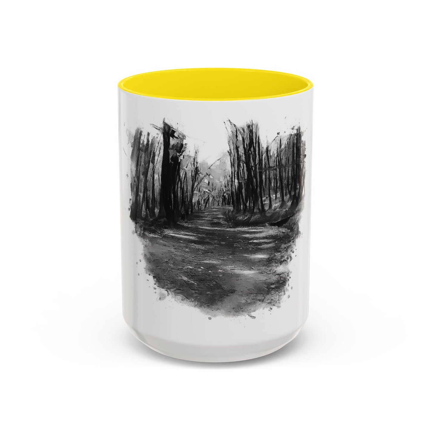 Moody Abstract Forest Coffee Mug | Unique Gift for Nature Lovers, Cozy Home Decor, Perfect for Coffee, Tea, and Hot Chocolate