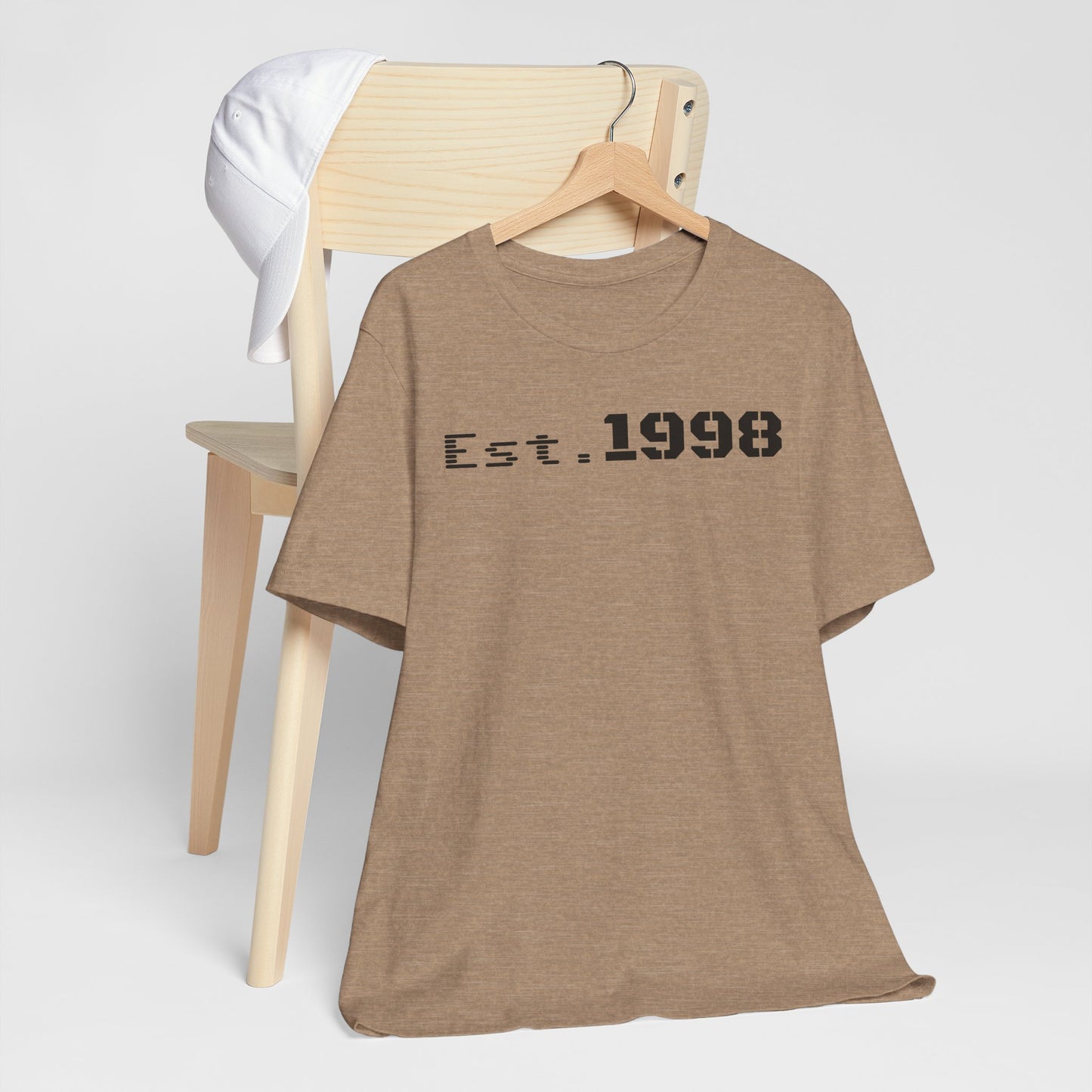 Vintage Est. 1998 Tee - Retro Unisex Shirt for Birthdays, Gifts, Everyday Wear, Casual Style, Nostalgia