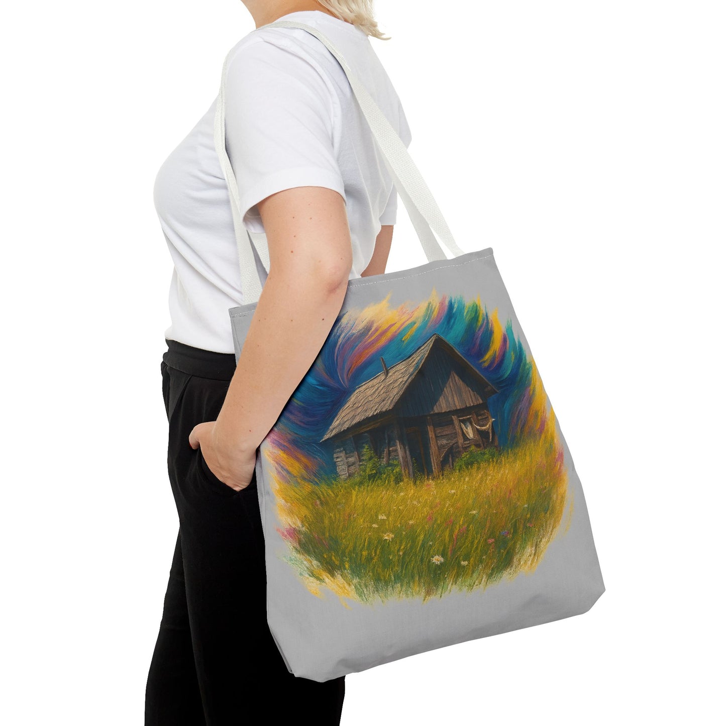 Rustic Charm Tote Bag | Boho Bag | Eco-Friendly Custom Design | Nature Lover Gift | Canvas Purse | Casual Carryall