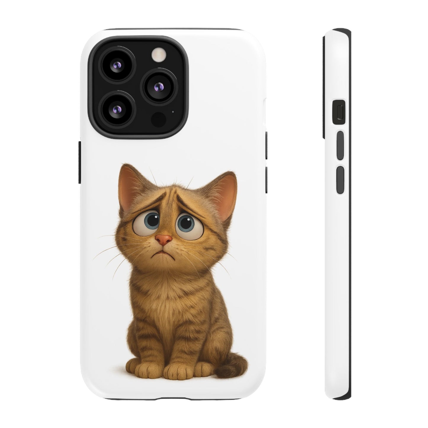 Cute Cat Phone Case, Funny Kitty Case, Animal Lover Gift, Cat Lover Accessory, Unique Cat Design Case, Pet Mom Gift