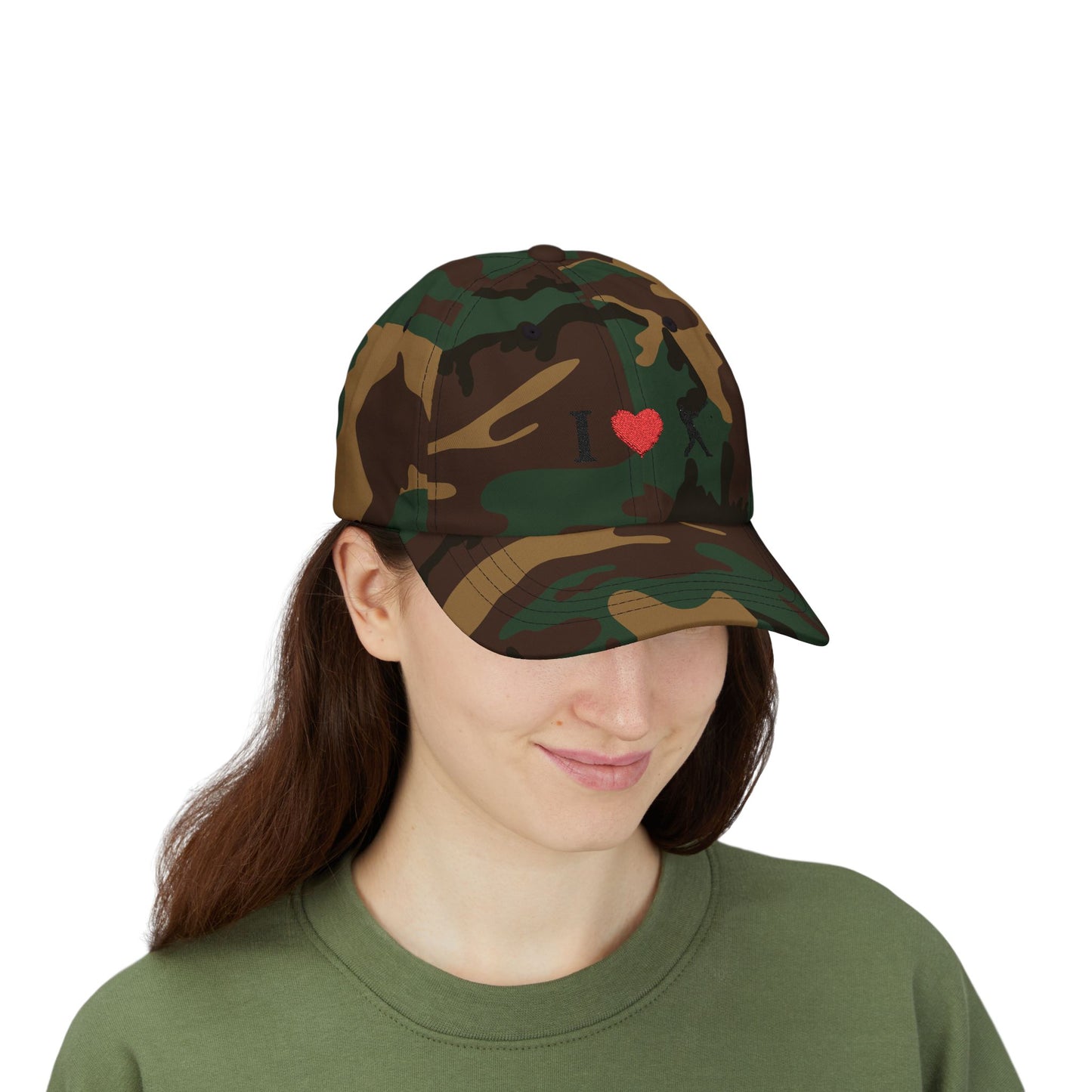 I Love Baseball Dad Cap, Sporty Hat for Dads, Baseball Lover Gift, Father's Day Gift, Casual Everyday Wear