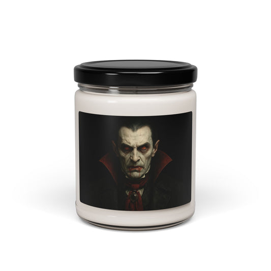 Vampire-Themed Scented Candle, Halloween Decor, Spooky Gift, Home Fragrance, Gothic Candle, Horror Night