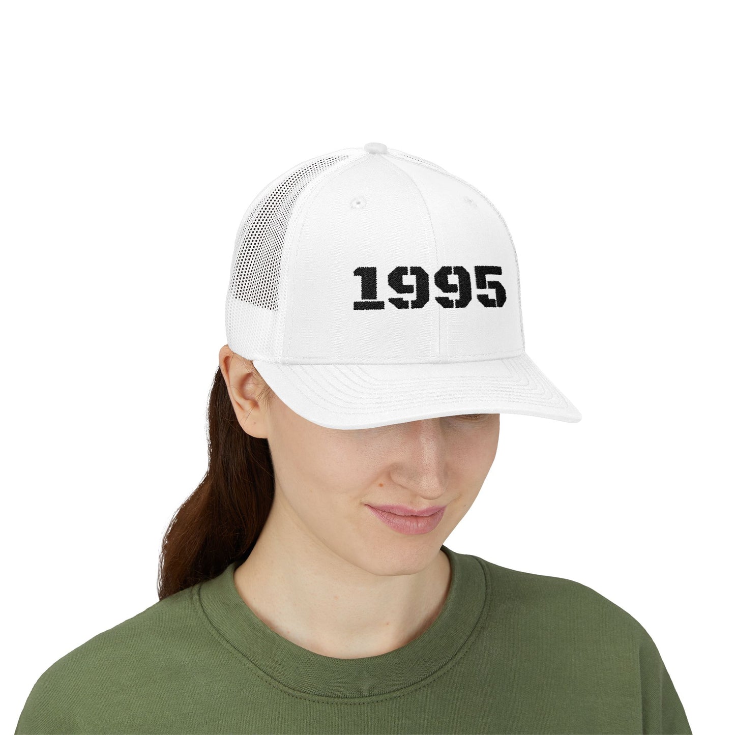 1995 Snapback Trucker Cap, Retro Cap, Vintage Style Hat, Birthday Gift, Casual Wear, 90s Fashion, Unisex Headwear