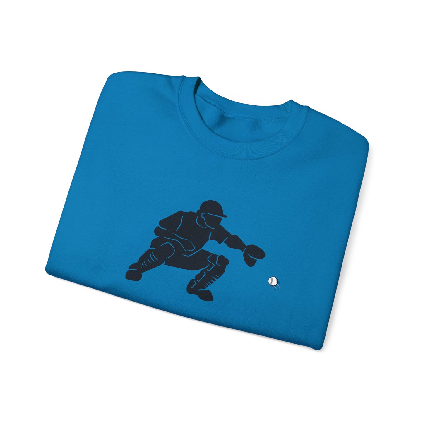 Baseball Catcher Crewneck Sweatshirt | Unisex Sports Apparel | Perfect for Game Days, Gifts, and Casual Wear | Baseball Lover's Gift