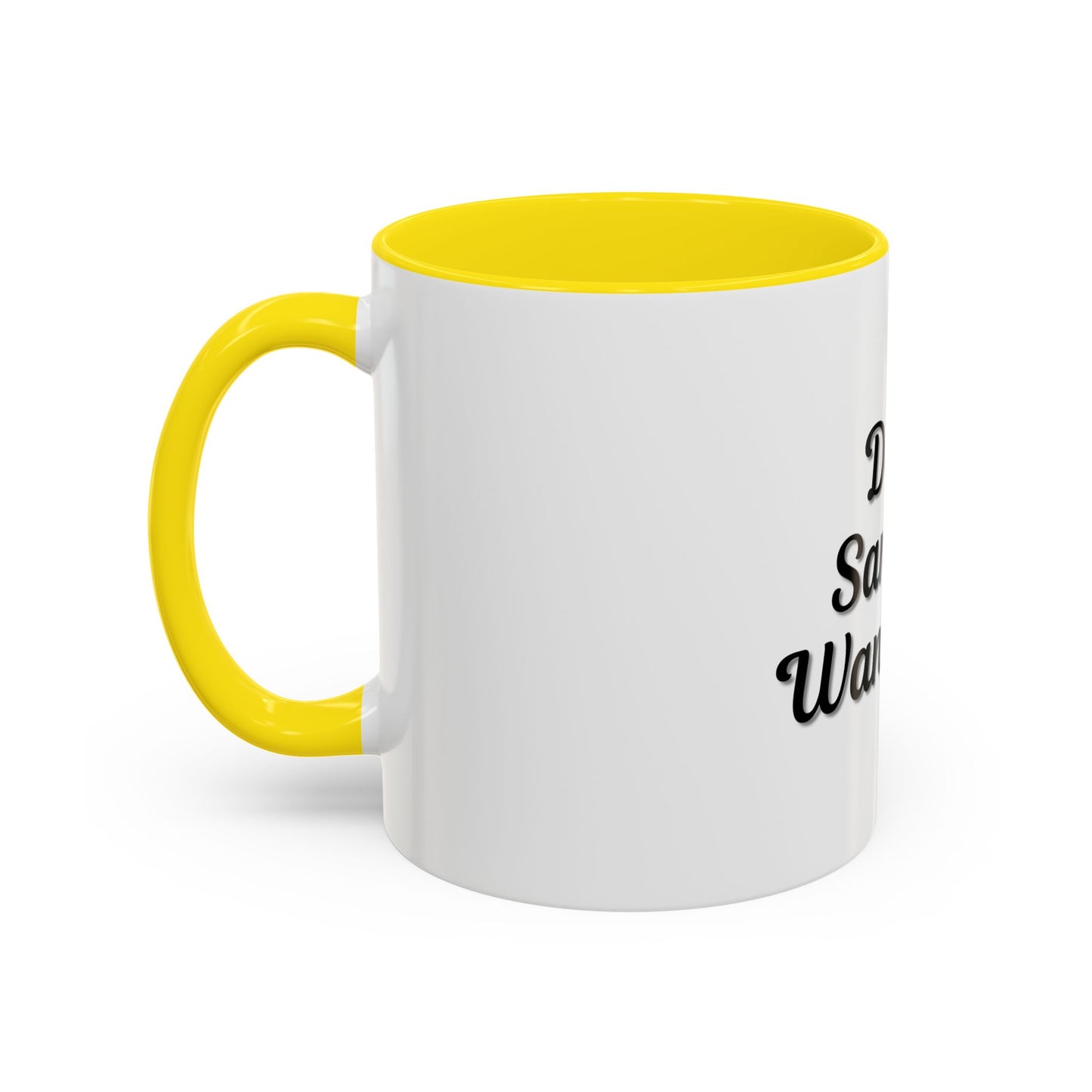 Dear Santa Accent Coffee Mug - Fun Holiday Mug for Christmas Enthusiasts