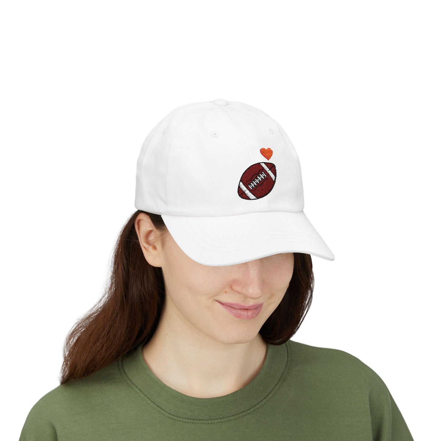 Cute Football Dad Cap, Father's Day Gift, Casual Style Hat, Sports Lover Accessory, Gift for Dad, Outdoor Activities