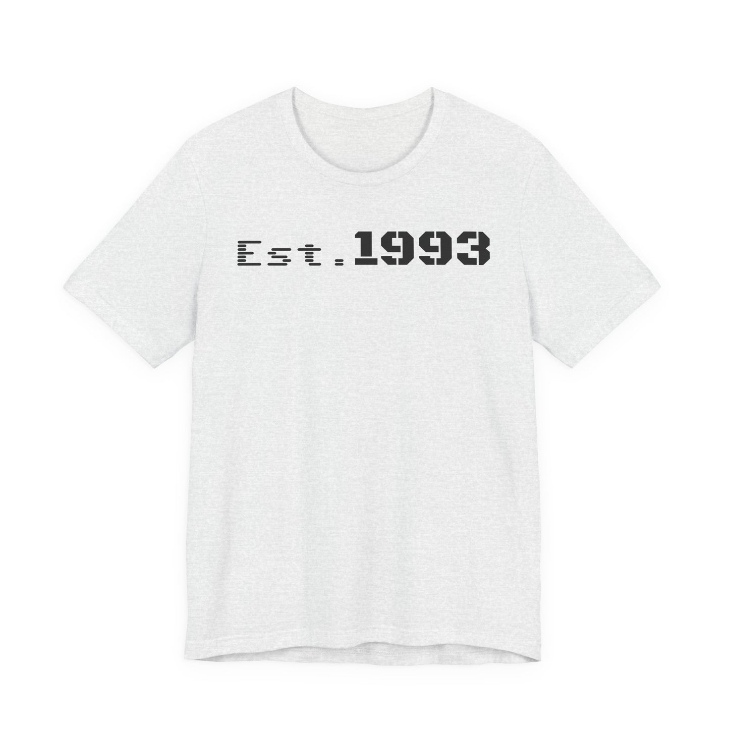 Est. 1993 Unisex Short Sleeve Tee - Perfect for Birthdays, Nostalgia, Casual Wear, Gifts, and Celebrations