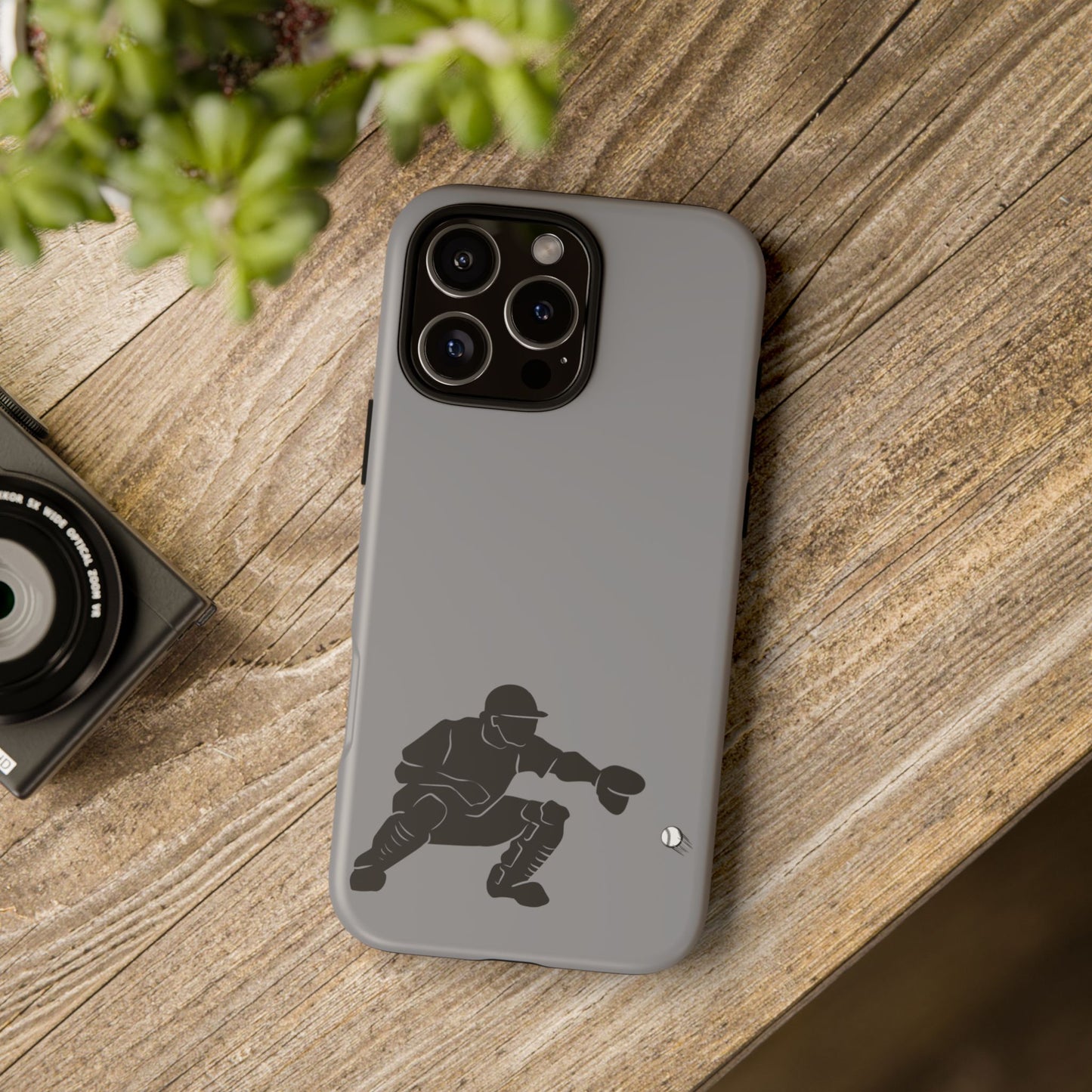 Baseball Catcher Phone Case - Tough Cases, Sports Phone Cover, Great for Athletes, Perfect Gift for Baseball Lovers, Unique Cell Phone Design
