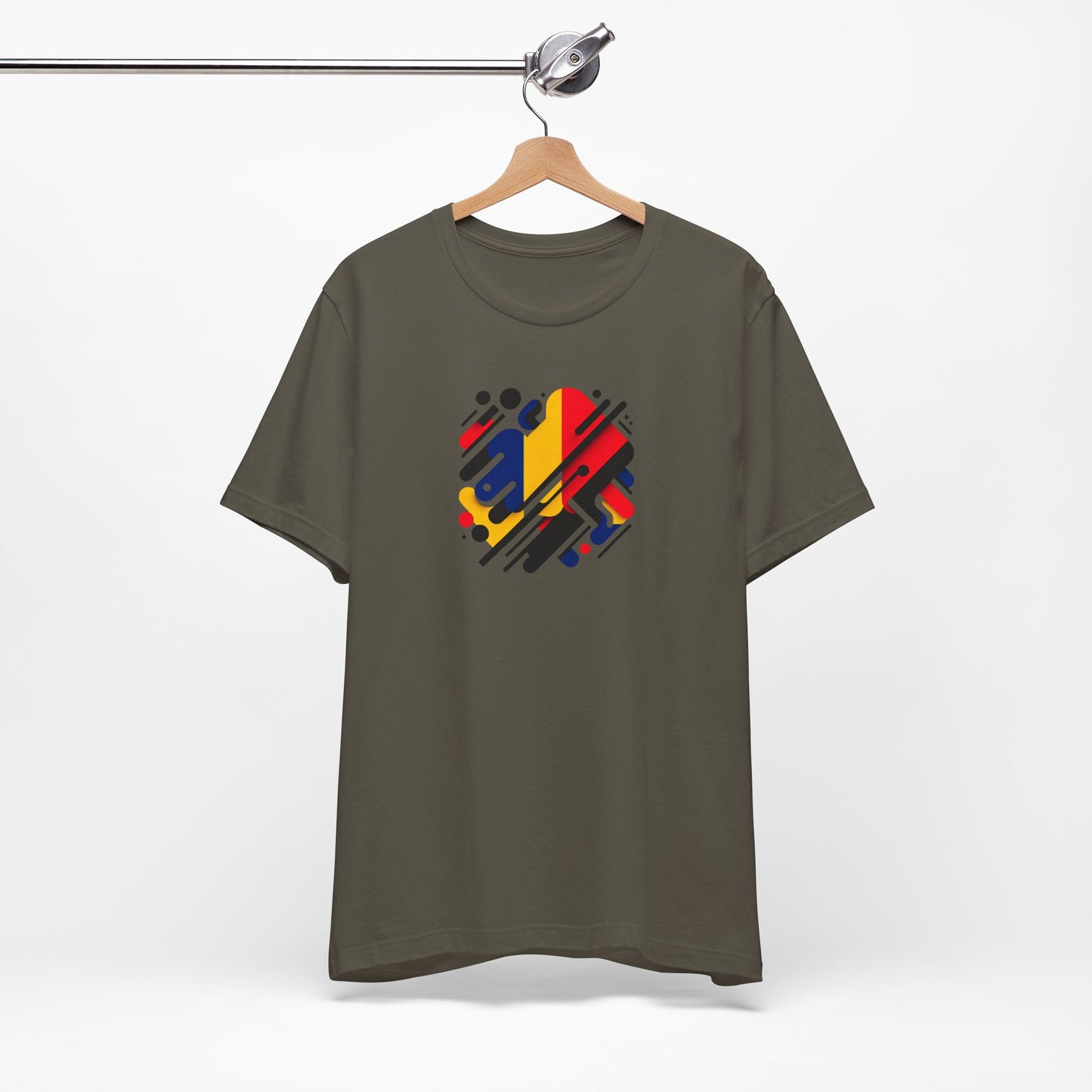 Artistic Heart Unisex Jersey Tee - Vibrant Graphic Tee, Casual Wear, Gift for Art Lovers, Birthday Surprise, Everyday Comfort