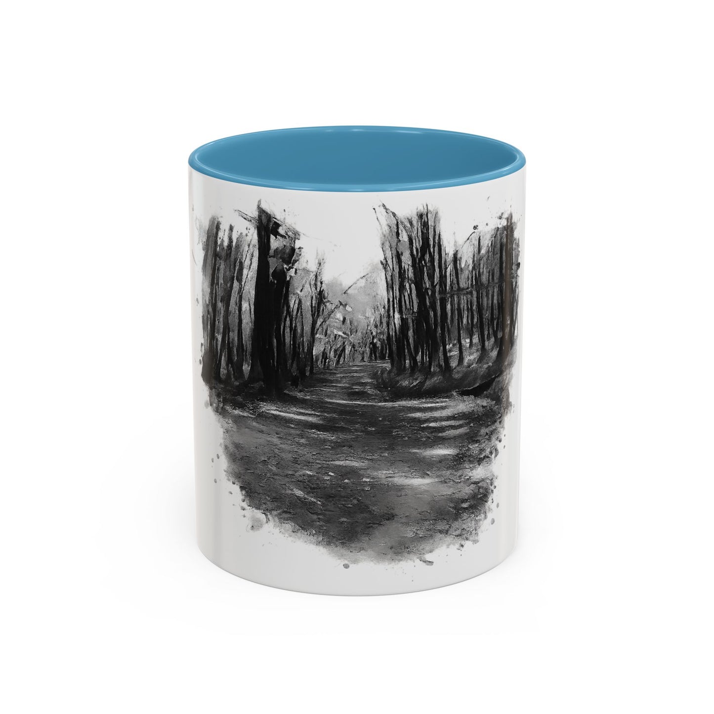 Moody Abstract Forest Coffee Mug | Unique Gift for Nature Lovers, Cozy Home Decor, Perfect for Coffee, Tea, and Hot Chocolate