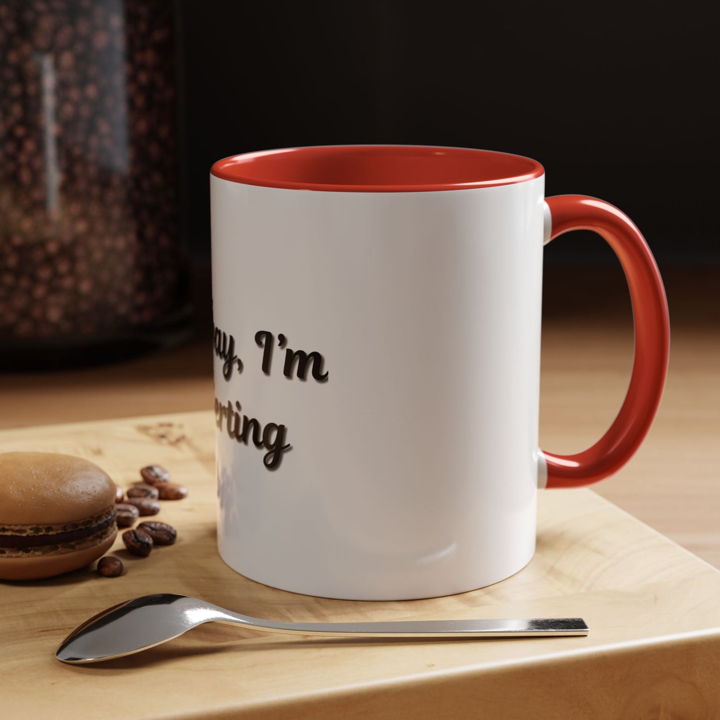Introvert Coffee Mug - Go Away, I'm Introverting - Black Accent for Relaxing Moments