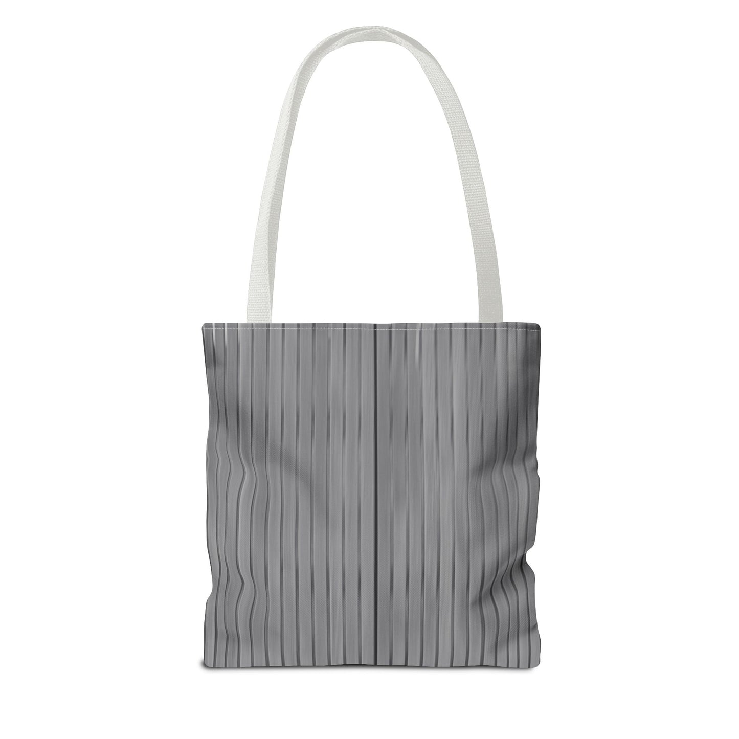 Stylish Gray Striped Tote Bag for Everyday Use