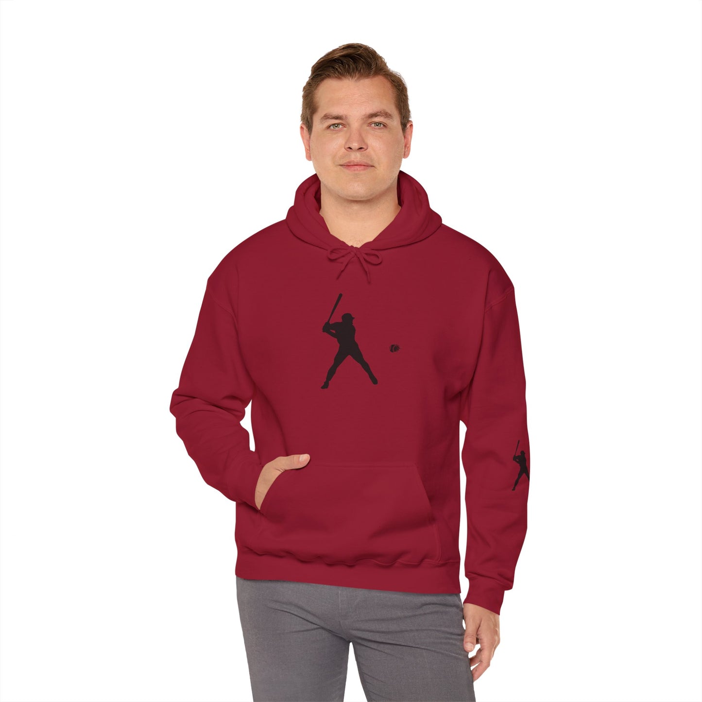 Baseball Themed Unisex Hoodie, Streetwear, Sports Fan Sweatshirt, Gift for Athletes, Casual Wear, Fall Fashion