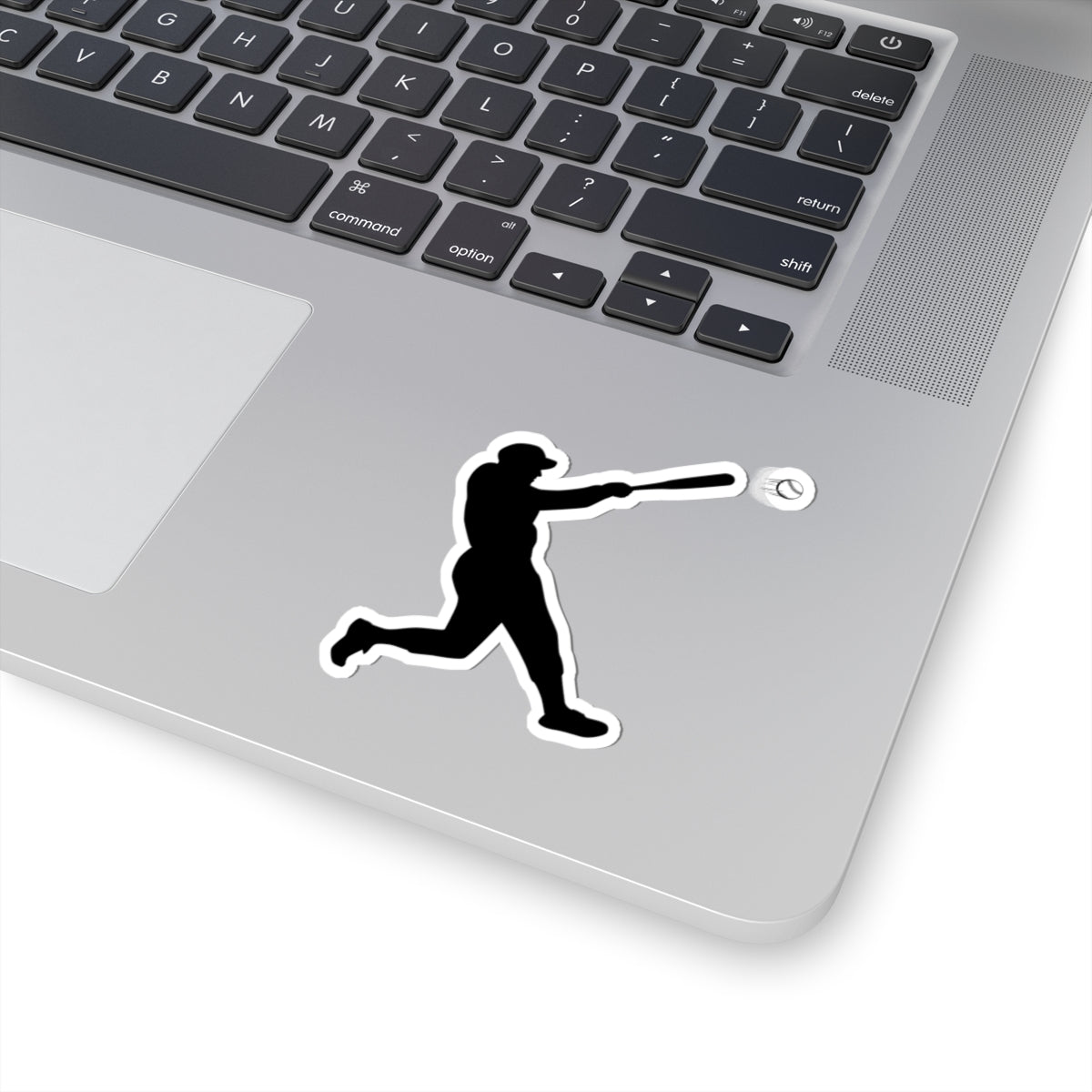 Baseball Player Kiss-Cut Stickers | Sports Decor, Laptop Stickers, Gift for Baseball Fans, Sports Enthusiast Accessories - product image
