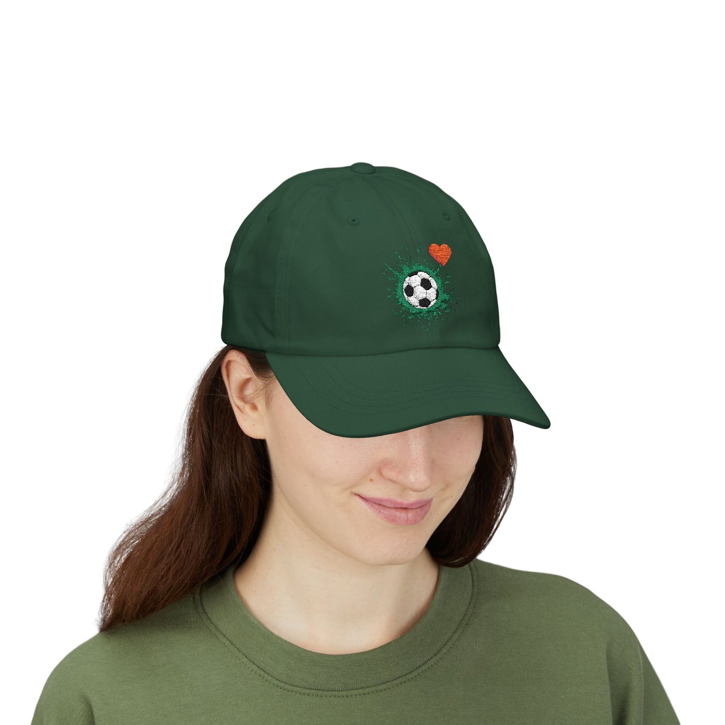 Soccer Love Dad Cap | Perfect Gift for Sports Lovers, Father's Day, Outdoor Events, Casual Wear, Adjustable Cap