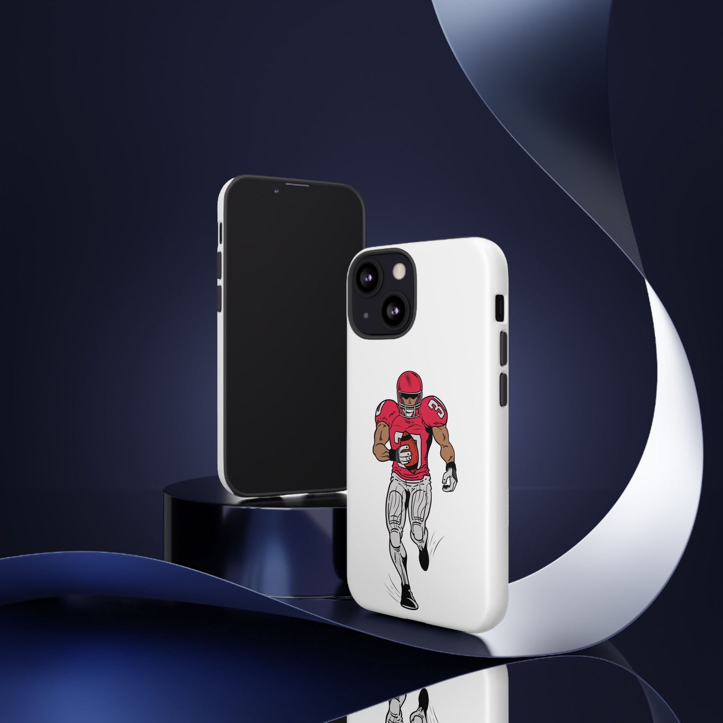 Football Player Tough Case, Sports Phone Cover, Athlete Gift, Tough Phone Case, Fall Sports, Football Lover's Accessory