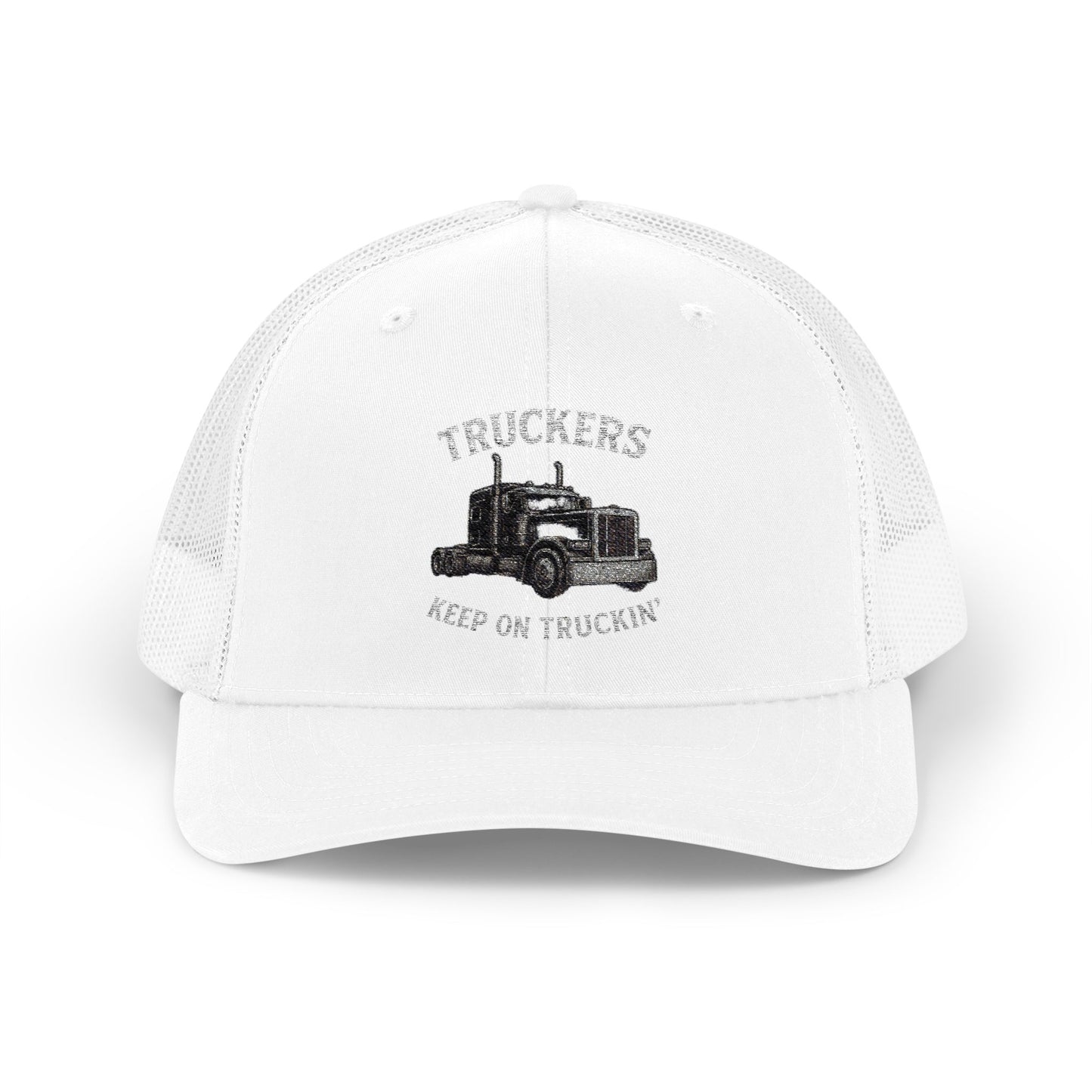 Truck Driver Snapback Cap, Mesh Trucker Hat, Cool Casual Hat, Perfect Gift for Drivers, Trucking Enthusiasts, Outdoor Style - product image