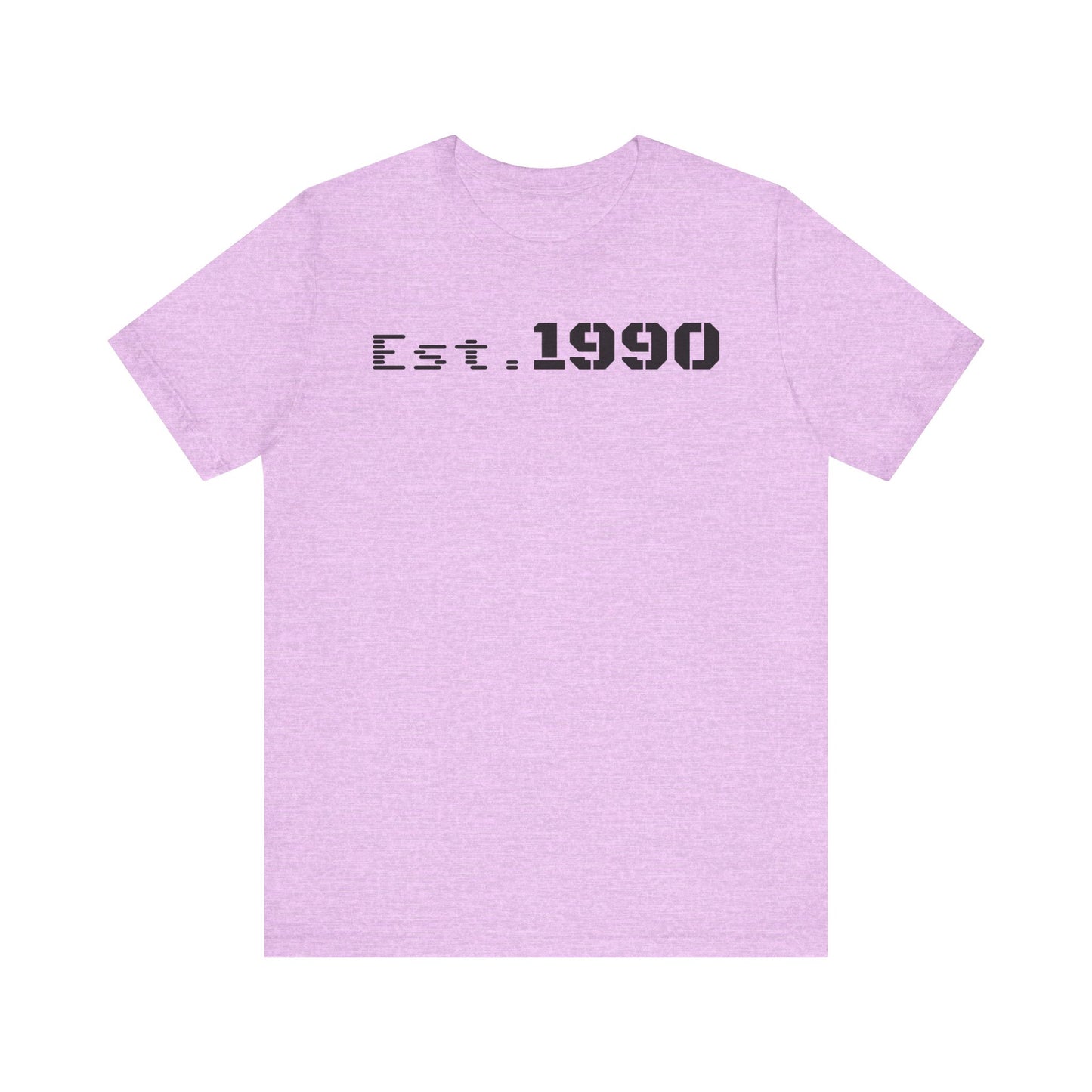 Unisex Est. 1990 Nostalgic Jersey Tee - Perfect Gift, Vintage Style, Retro Fashion, Birthday Celebration, Casual Wear