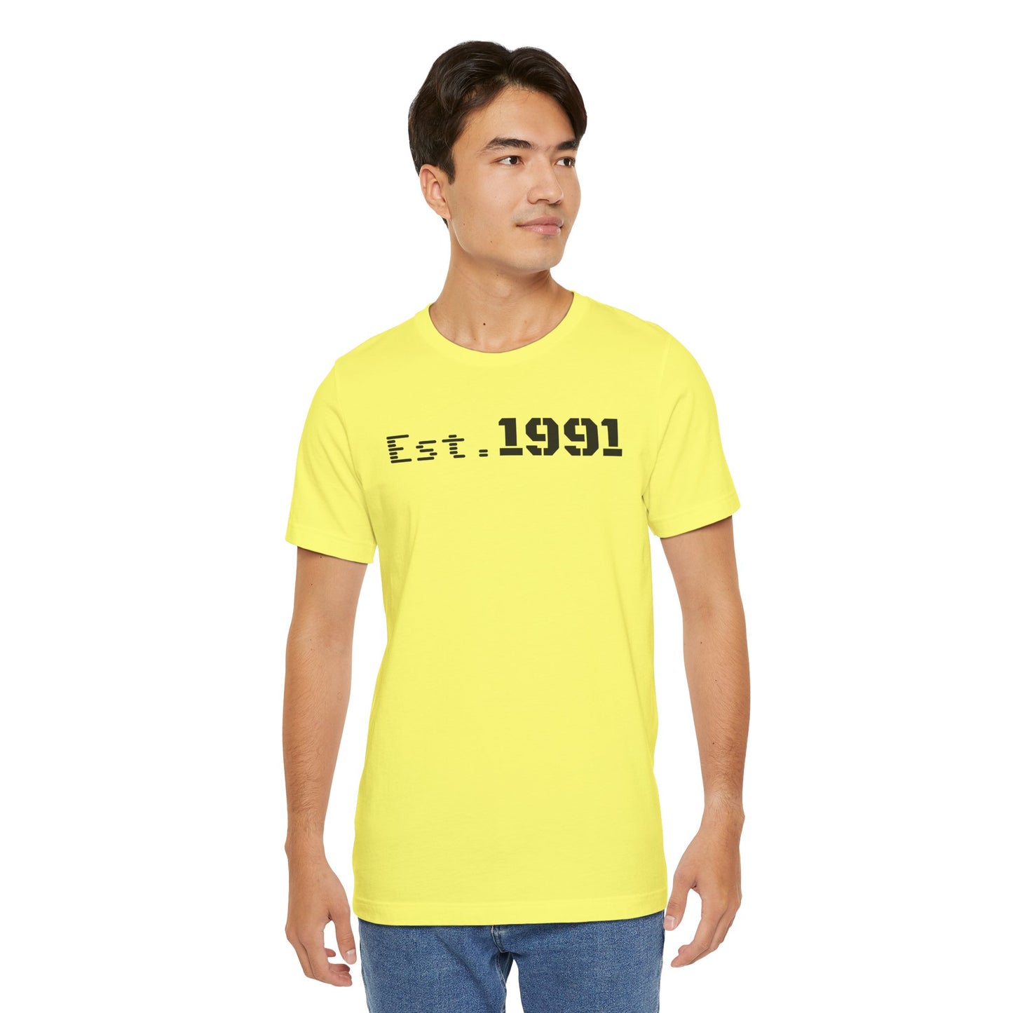 Established 1991 Unisex Jersey Tee | Vintage Anniversary Gift | Casual Wear, Birthday Shirt, Retro Style, Statement Tee, Gift for Him/Her