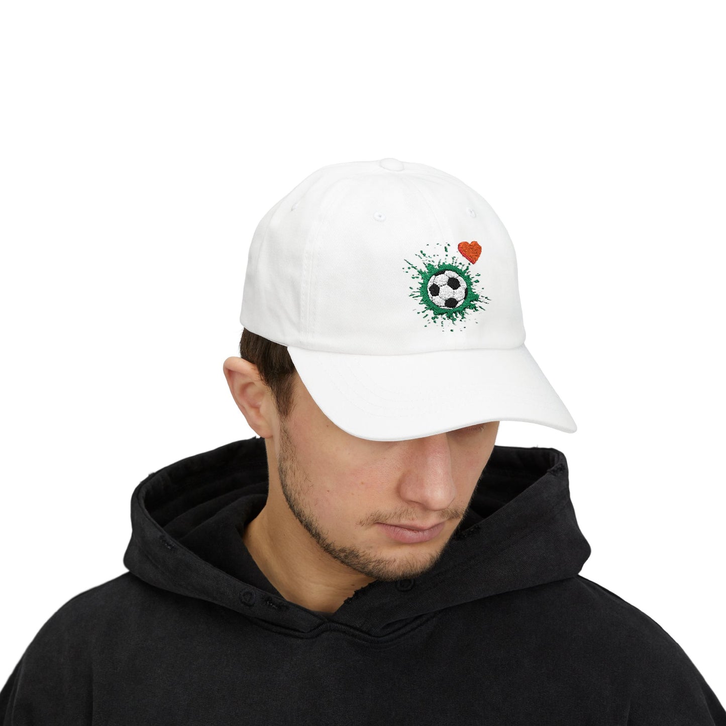 Soccer Love Dad Cap | Perfect Gift for Sports Lovers, Father's Day, Outdoor Events, Casual Wear, Adjustable Cap